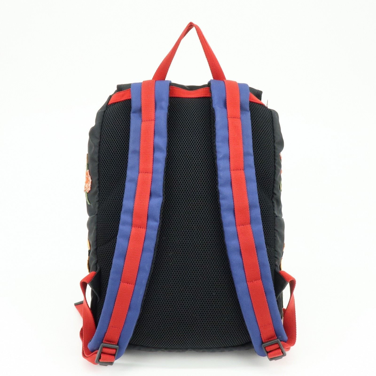 Gucci Gucci L'Aveugle Par Amour Embroidered Canvas Backpack Black Size ONE SIZE - 2 Thumbnail