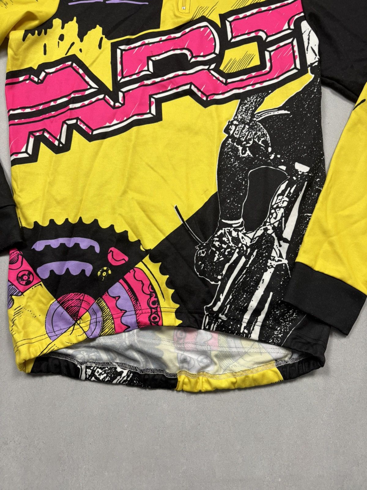 Vintage Vintage MRT M.Robert Cycling Jersey Neon BMX MTB Racing Top Size US L / EU 52-54 / 3 - 5 Thumbnail