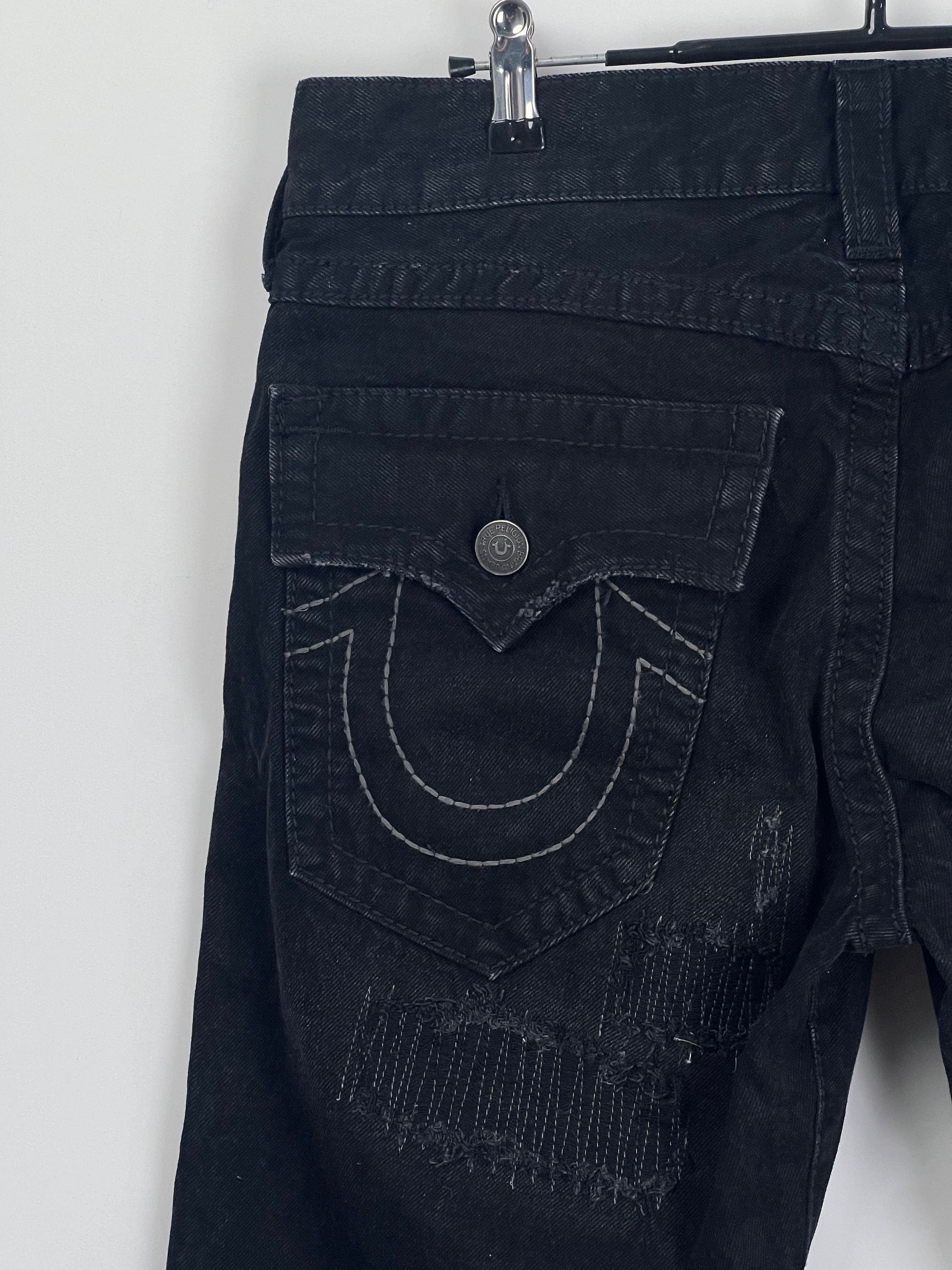 True Religion Sample*True Religion Jean Distressed Destroyed Embroidered Size US 34 / EU 50 - 7 Thumbnail