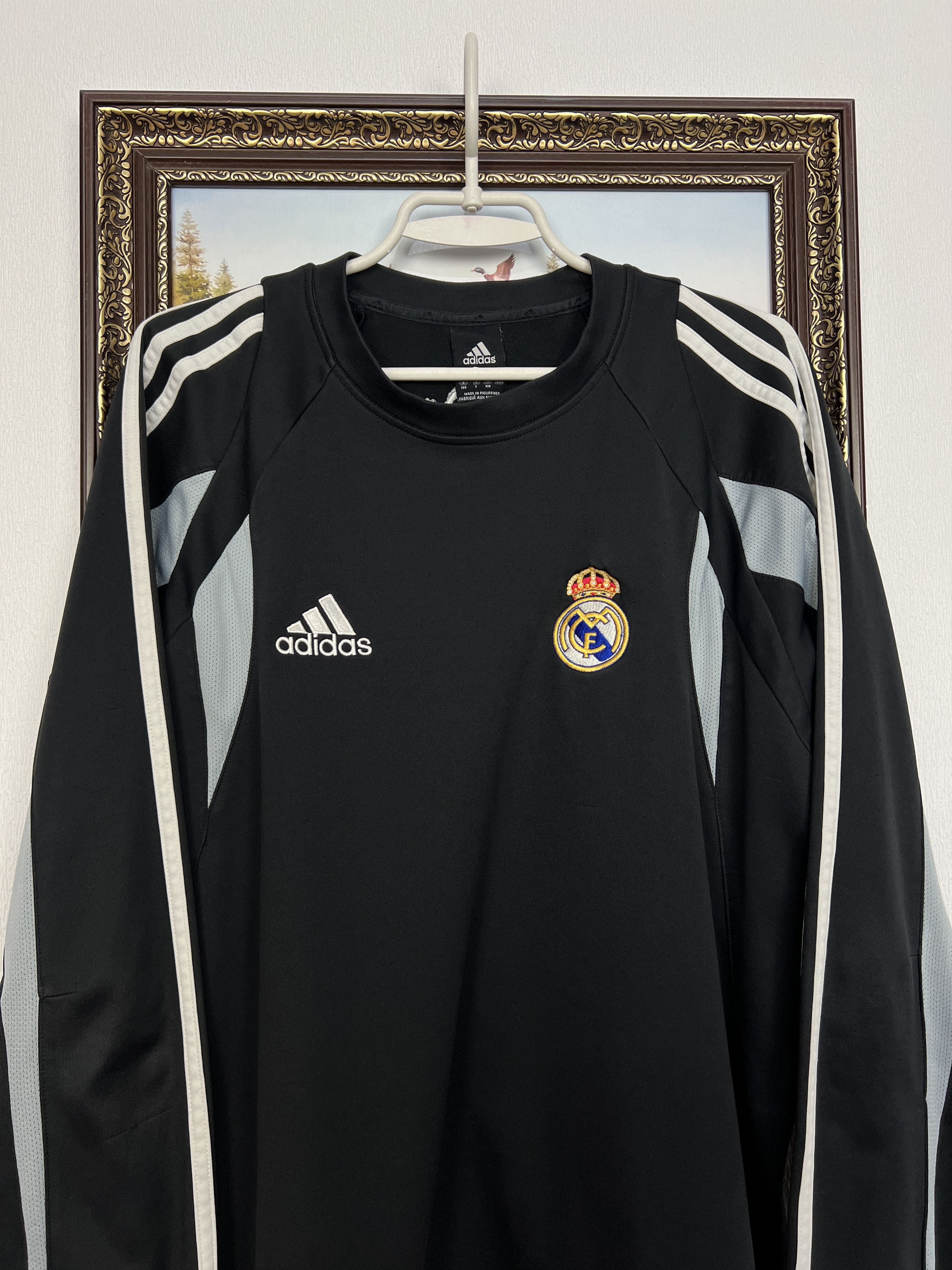 Adidas Vintage Real Madrid Football Train Jacket Soccer Sweatshirt Size US L / EU 52-54 / 3 - 2 Thumbnail
