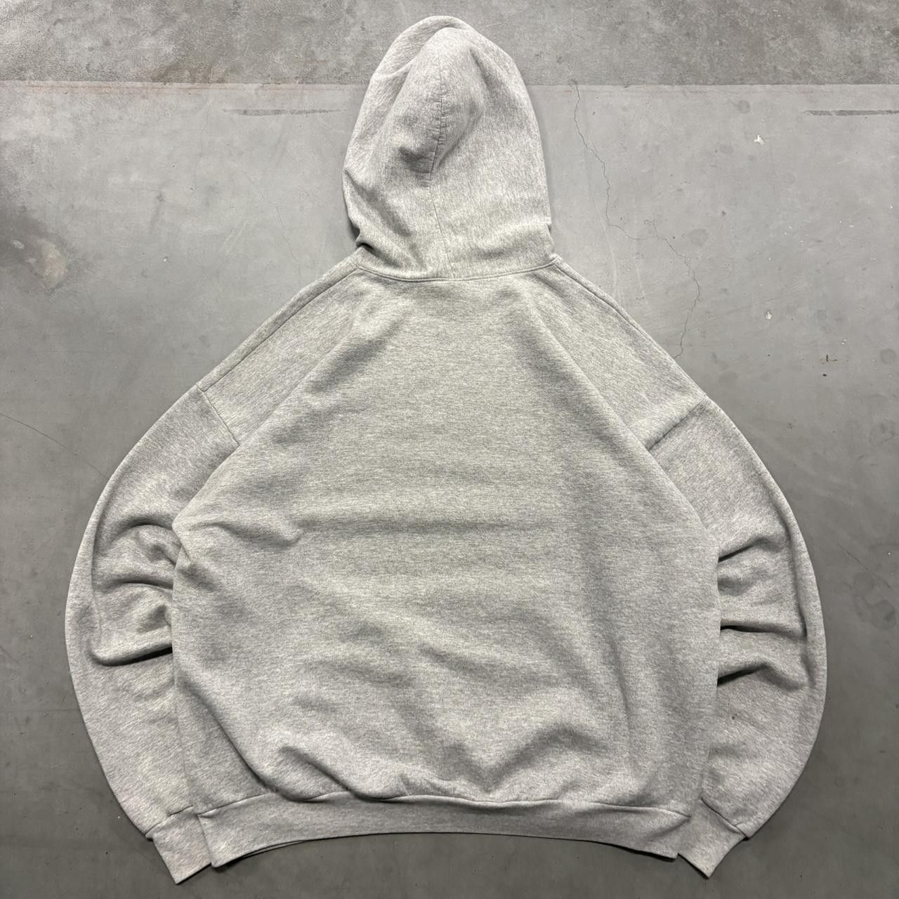 Vintage Crazy Vintage Y2K/2000s Blank Grey Hoodie! Size US XXL / EU 58 / 5 - 2 Thumbnail
