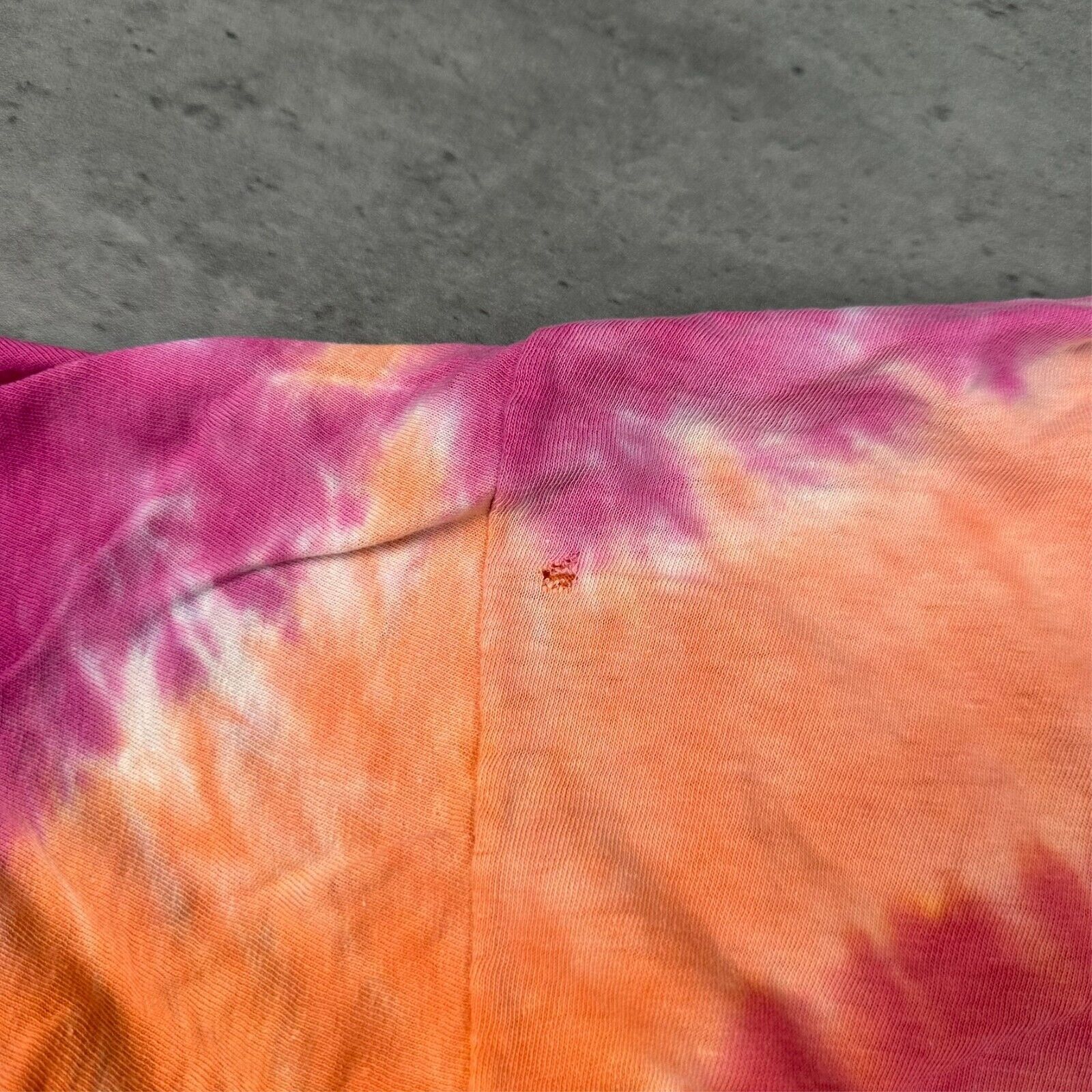 Vintage Vintage Screen Stars Pink Orange Tie Dye Swirl T Shirt Size US M / EU 48-50 / 2 - 5 Thumbnail