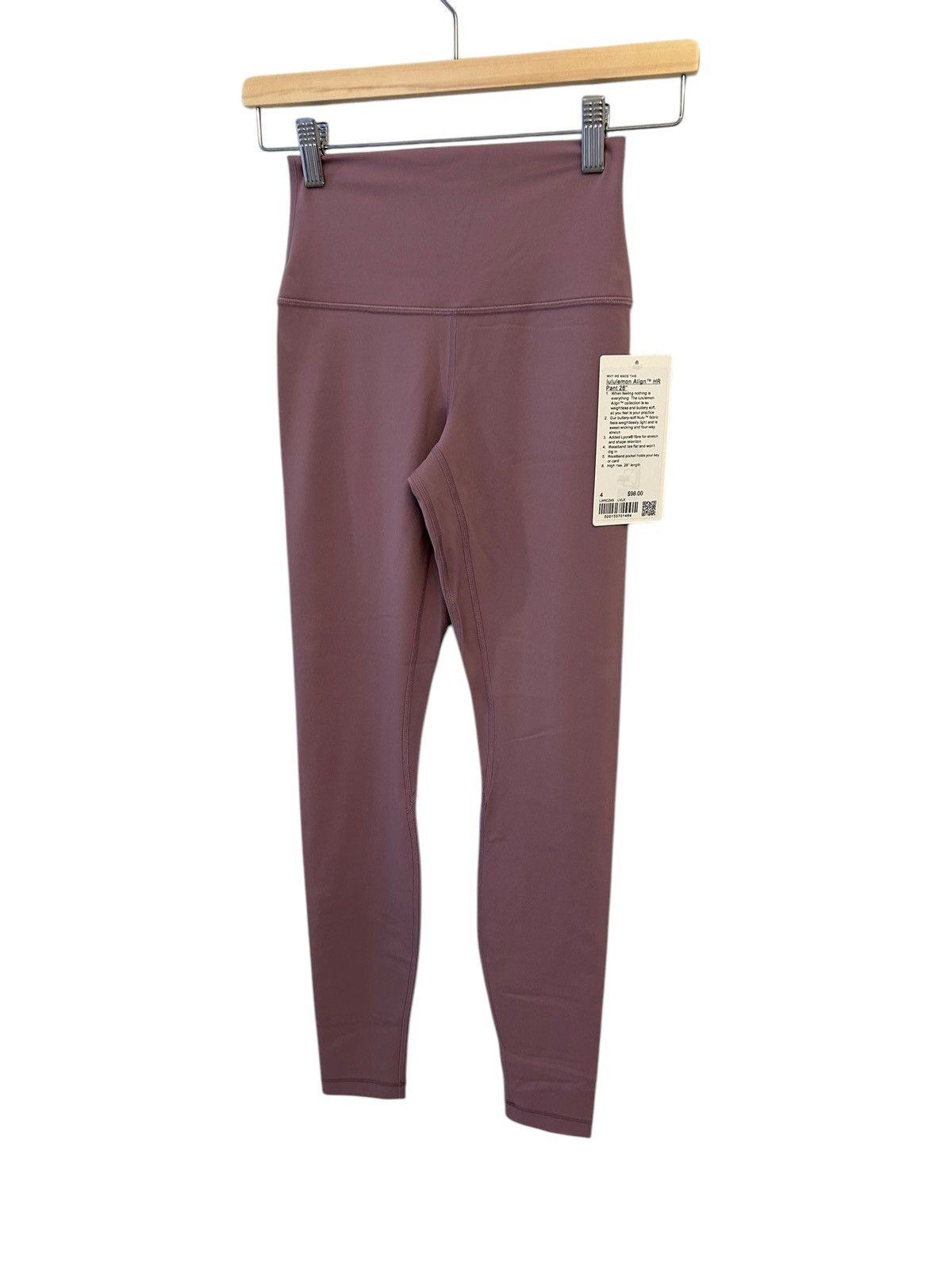 Lululemon lululemon Align High-Rise Pant 28" Lavander Lux Size 4 NWT Size 27" / US 4 / IT 40 - 7 Thumbnail
