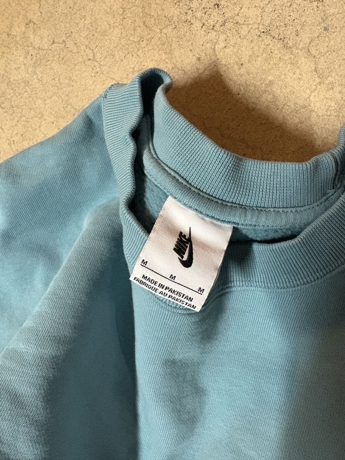 Nike Nike Lab Solo Swoosh Crewneck Sweatshirt Turquoise Medium Size US M / EU 48-50 / 2 - 4 Thumbnail