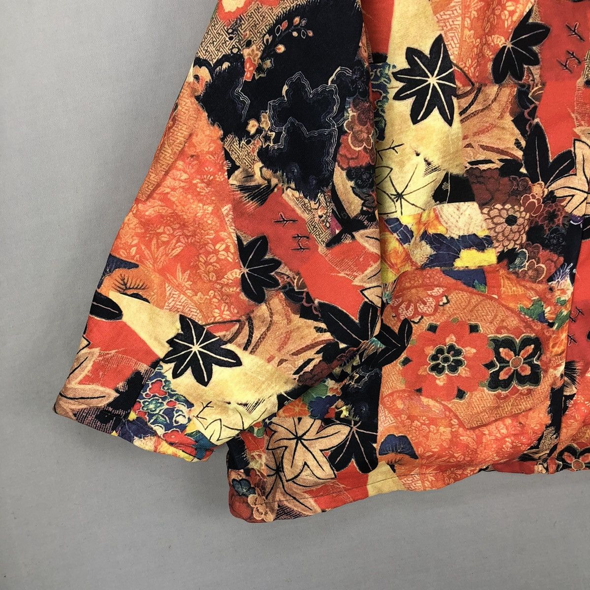 Japanese Brand Japanese Brand Floral Motive Baggy Kimono Size US XXL / EU 58 / 5 - 13 Thumbnail