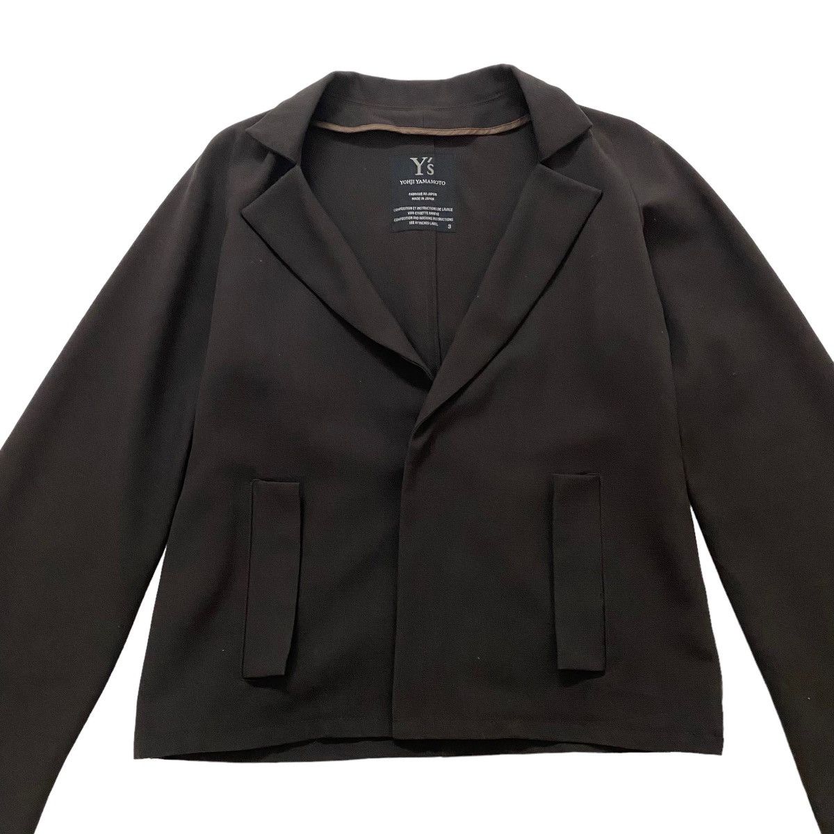 Yohji Yamamoto ✨Y's Yohji Yamamoto wool garbaine cropped jacket Size M / US 6-8 / IT 42-44 - 4 Thumbnail