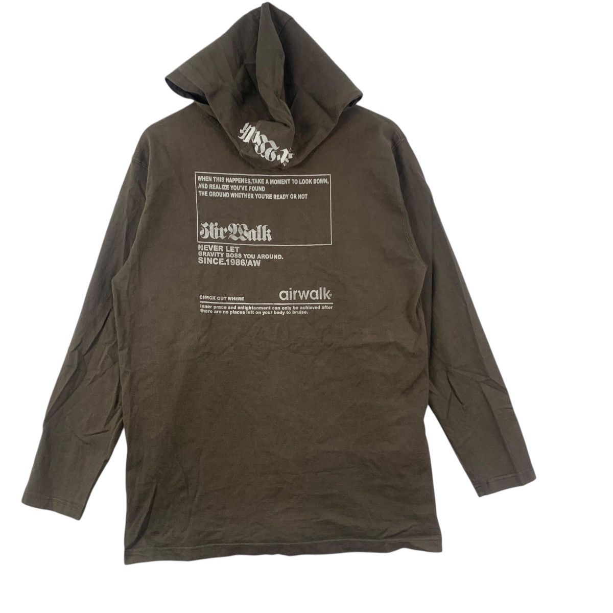 Airwalk AIRWALK SKATEBOARD Never Let Graffiti Boss You Hoodie Size US M / EU 48-50 / 2 - 4 Thumbnail