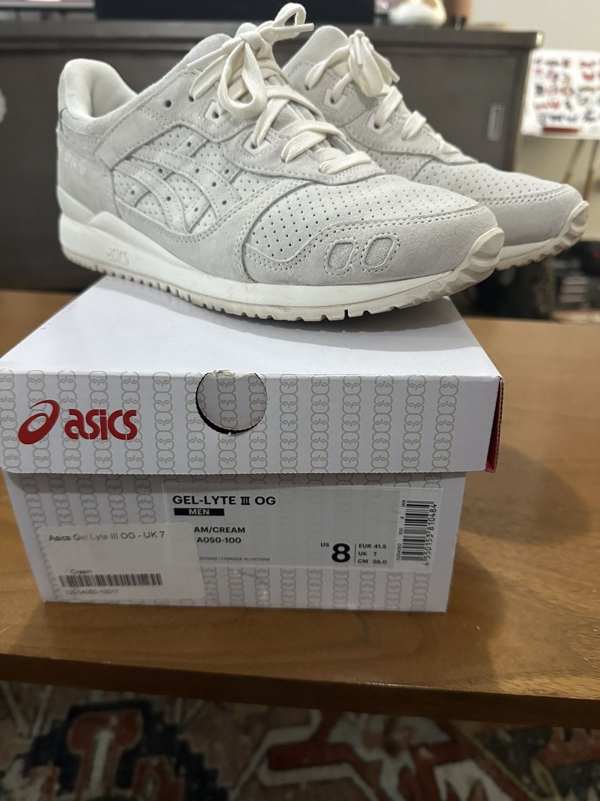 Asics Asics Gel-Lyte 3 OG - Cream Size US 8 / EU 41 - 2 Thumbnail