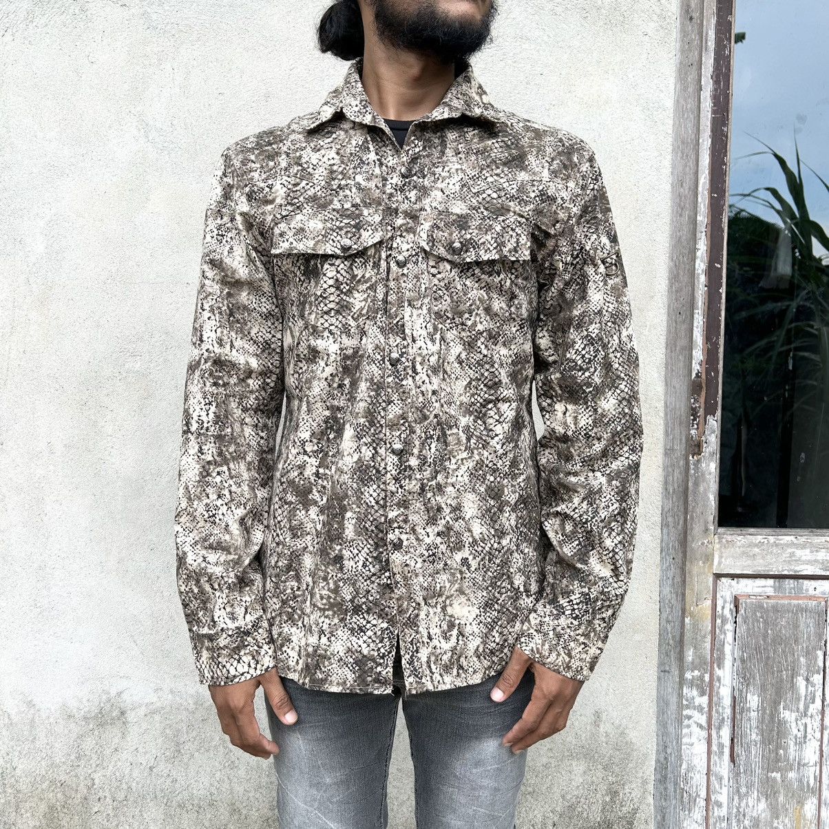 semanticdesign Semantic design snake skin print shirt style vintage Size US L / EU 52-54 / 3 - 2 Thumbnail