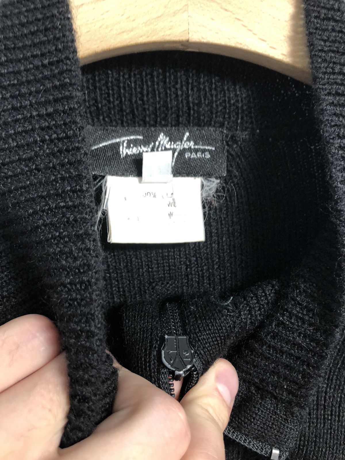 Thierry Mugler Thierry Mugler Paris Full Zip Mohair Wool Blend Sweater Size US L / EU 52-54 / 3 - 9 Thumbnail