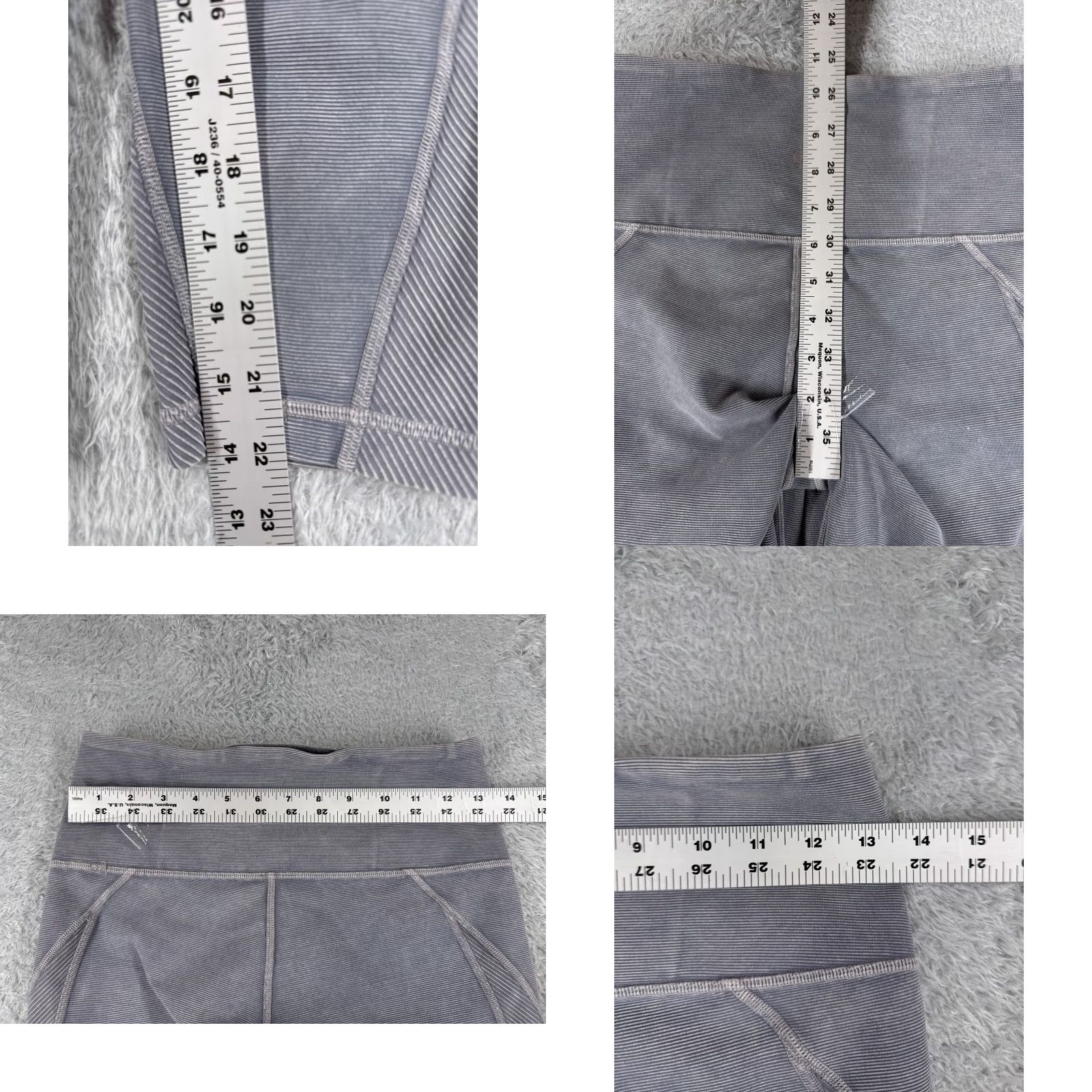 Lululemon Lululemon Wunder Under Crop 23" Blue Pants Women 6 Size 28" / US 6 / IT 42 - 10 Thumbnail