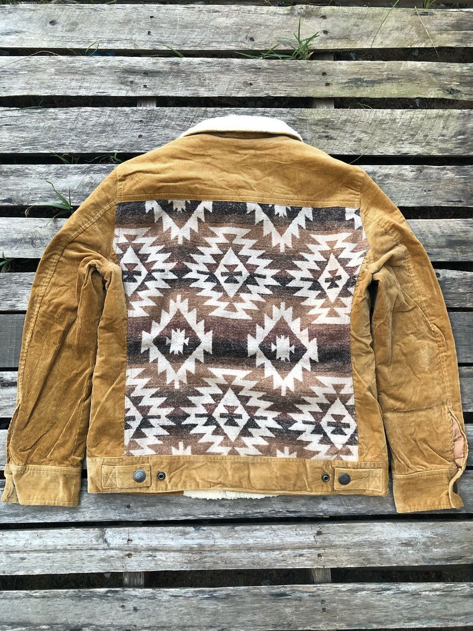 JACKROSE × Vintage Vintage Jack Rose Corduroy Navajo Sherpa Jacket Size US M / EU 48-50 / 2 - 3 Thumbnail