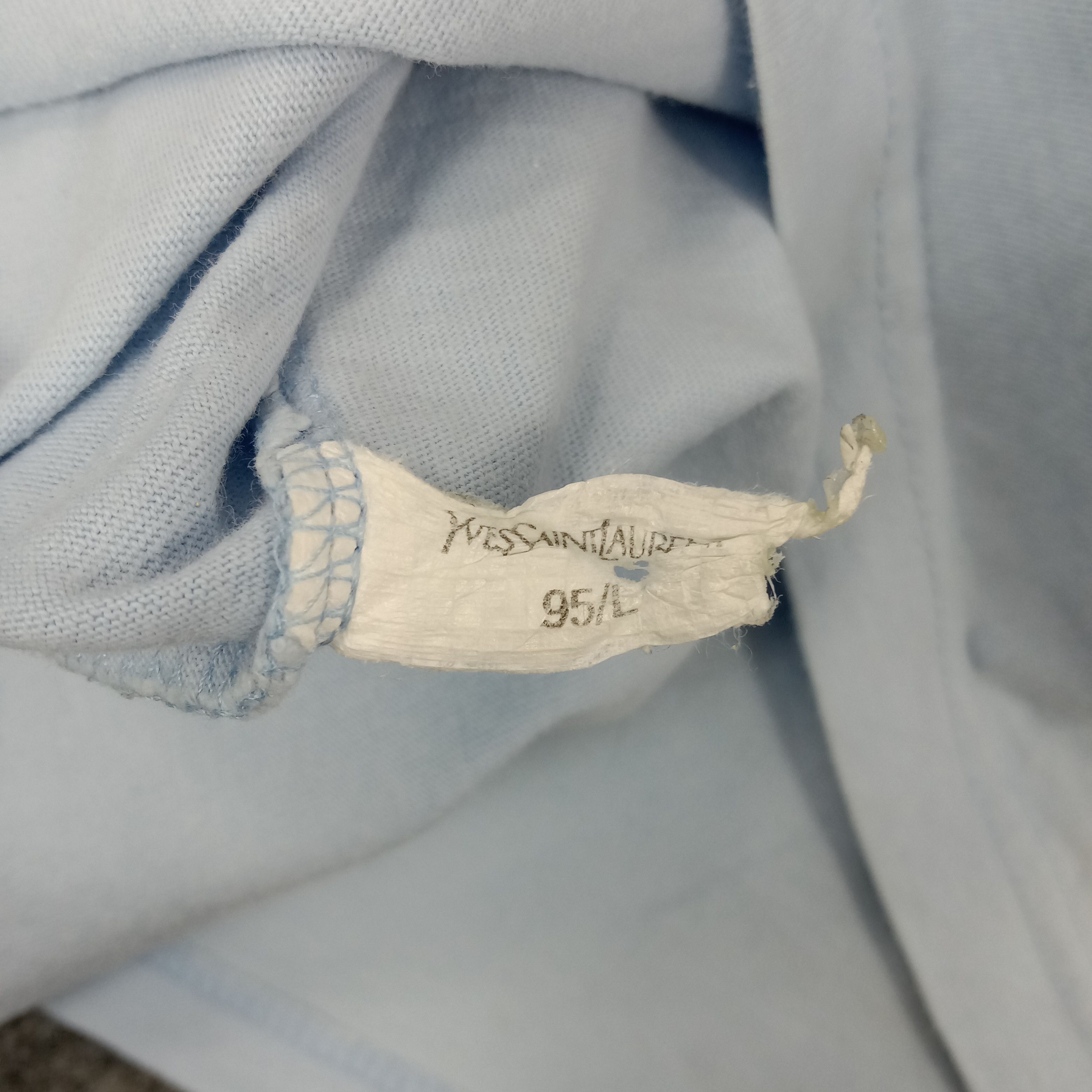 Vintage × Yves Saint Laurent Yves Saint Laurent Italian Brand Center Logo Tshirt Size US M / EU 48-50 / 2 - 6 Thumbnail