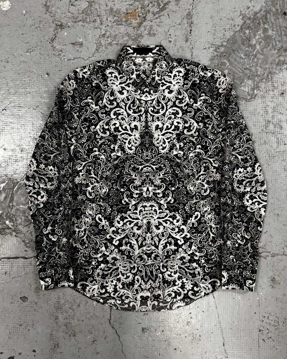 Alexander McQueen 2010s Alexander McQueen Black & White Royal Dynastie Shurt Size US S / EU 44-46 / 1 - 1 Thumbnail