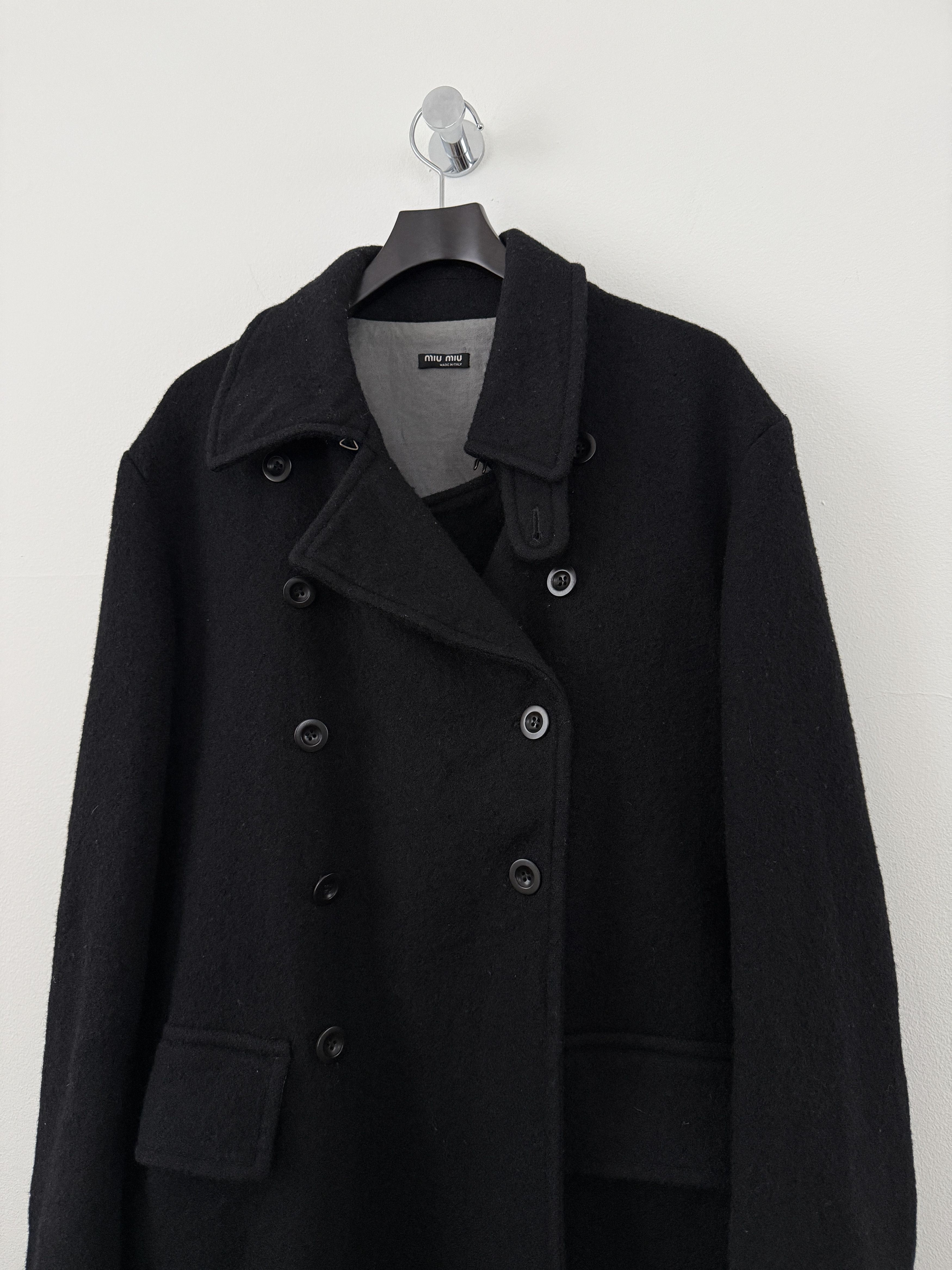 Miu Miu Wool Military Double Breasted Overcoat Size US M / EU 48-50 / 2 - 3 Thumbnail