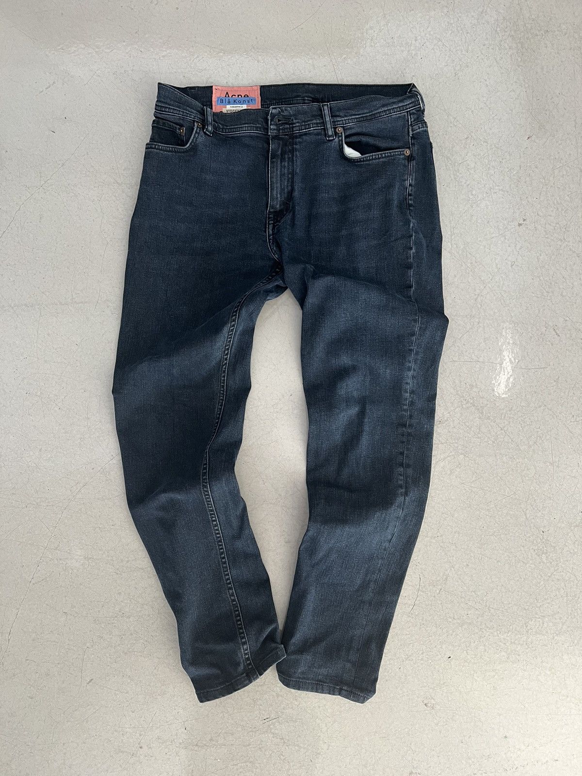 Acne Studios 'NORTH BLUE BLACK' Denim Jeans