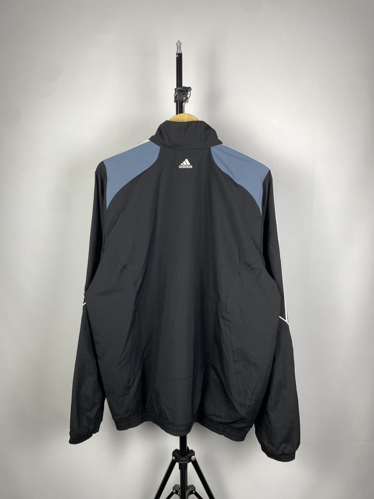 Adidas × Vintage Vintage 90s Adidas Track Full Zip Y2K Drill rare Jacket Size US L / EU 52-54 / 3 - 7 Thumbnail