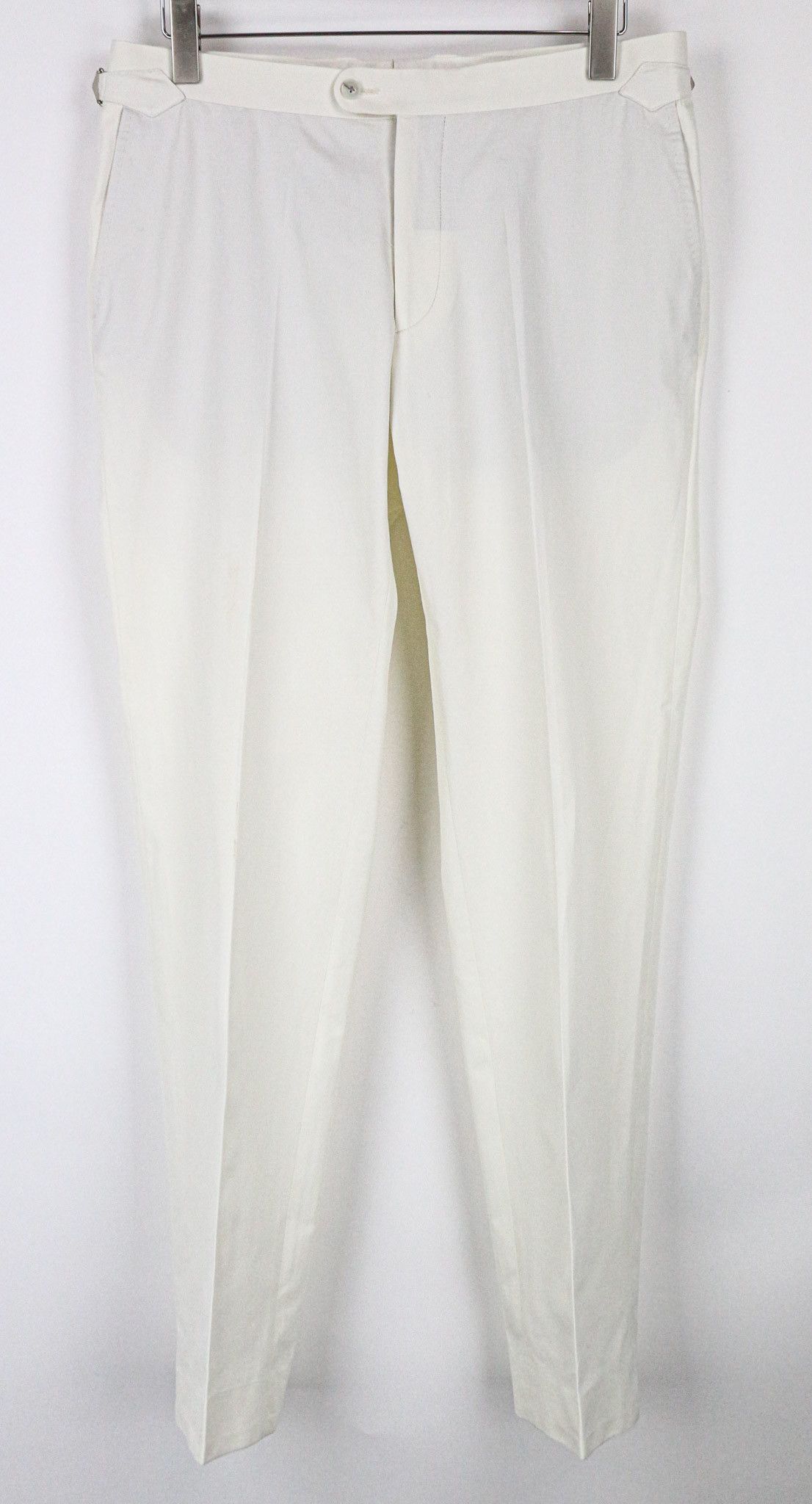 Suitsupply HAVANA UK40R Off-White Slim Cotton 2 Piece Suit 73522 Size 40R - 3 Thumbnail