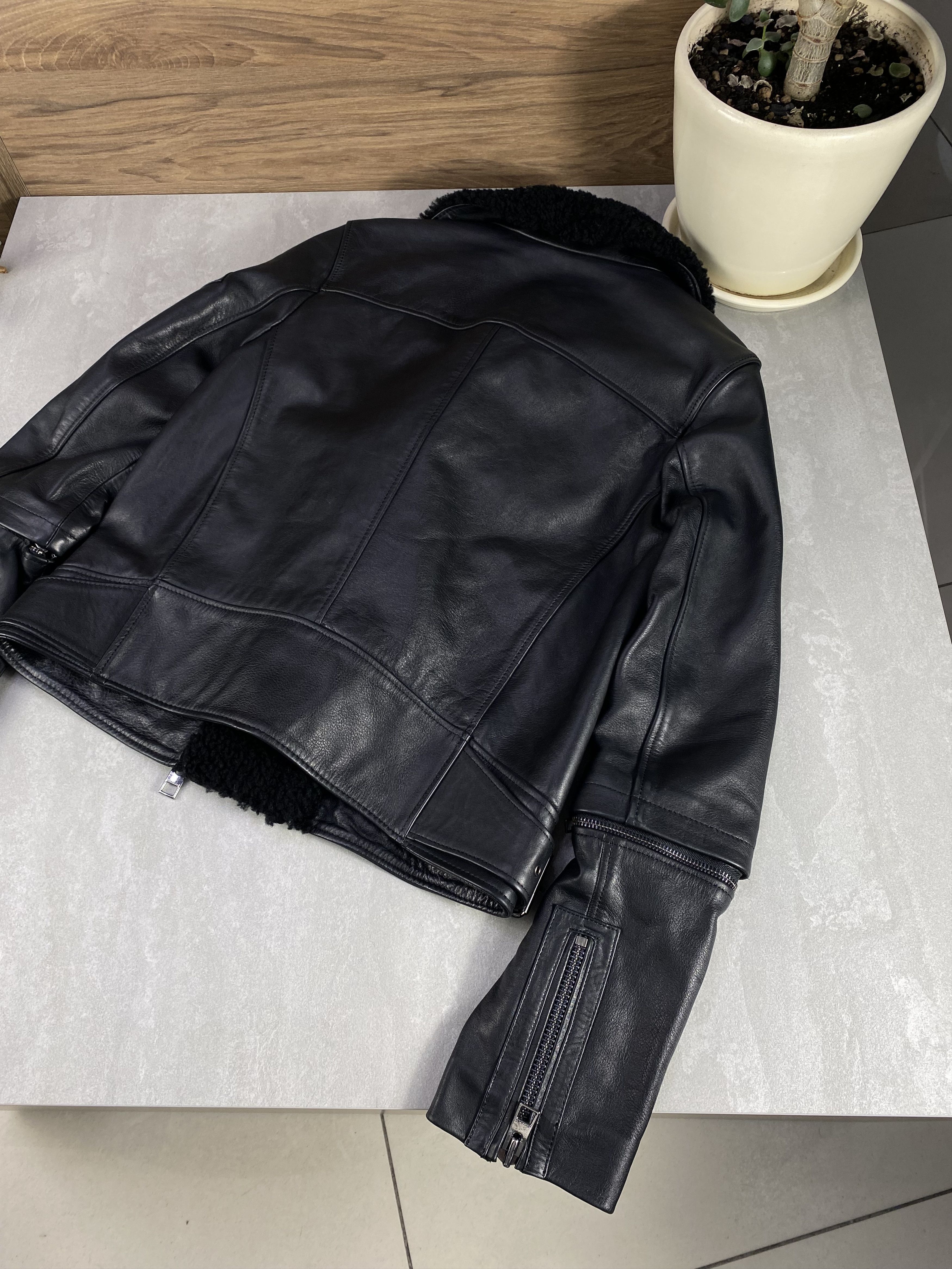 Allsaints Allsaints Bayes Shearling Leather Jacket Limited Edition Size S / US 4 / IT 40 - 9 Thumbnail