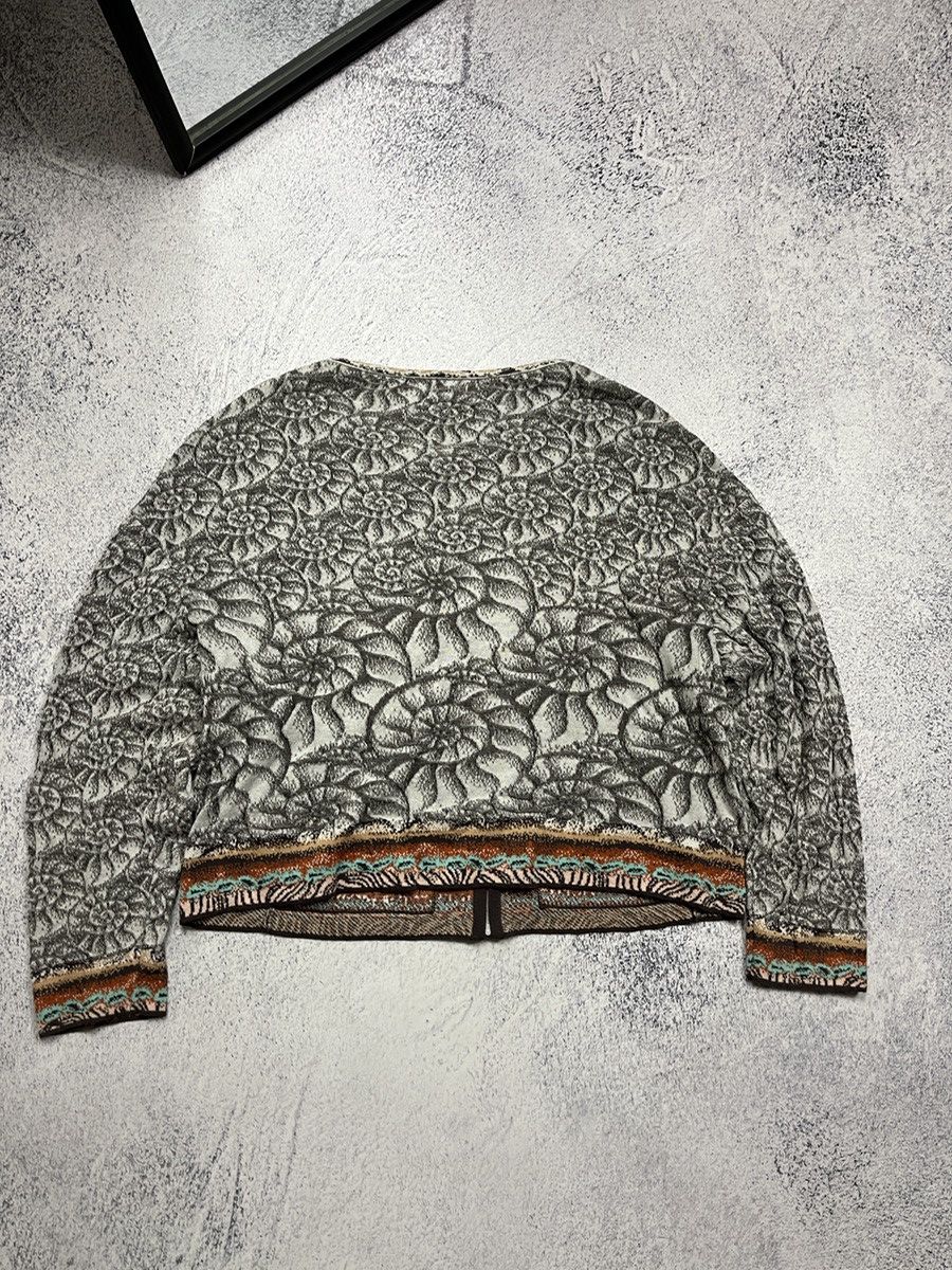 Vintage Ivko Woman Jacquard Cardigan Sea Shell Pattern Size XL Size XL / US 12-14 / IT 48-50 - 7 Thumbnail