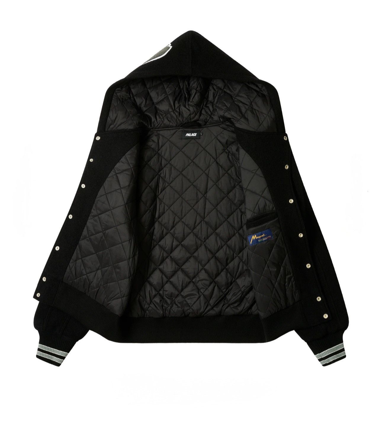 Palace Palace Hooded Varsity Jacket Size US XL / EU 56 / 4 - 2 Thumbnail