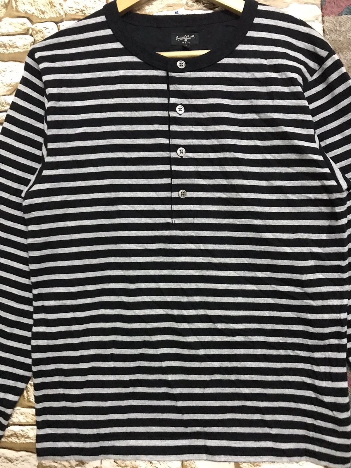 Margaret Howell Margaret Howell Men Henley Tees Size US M / EU 48-50 / 2 - 3 Thumbnail