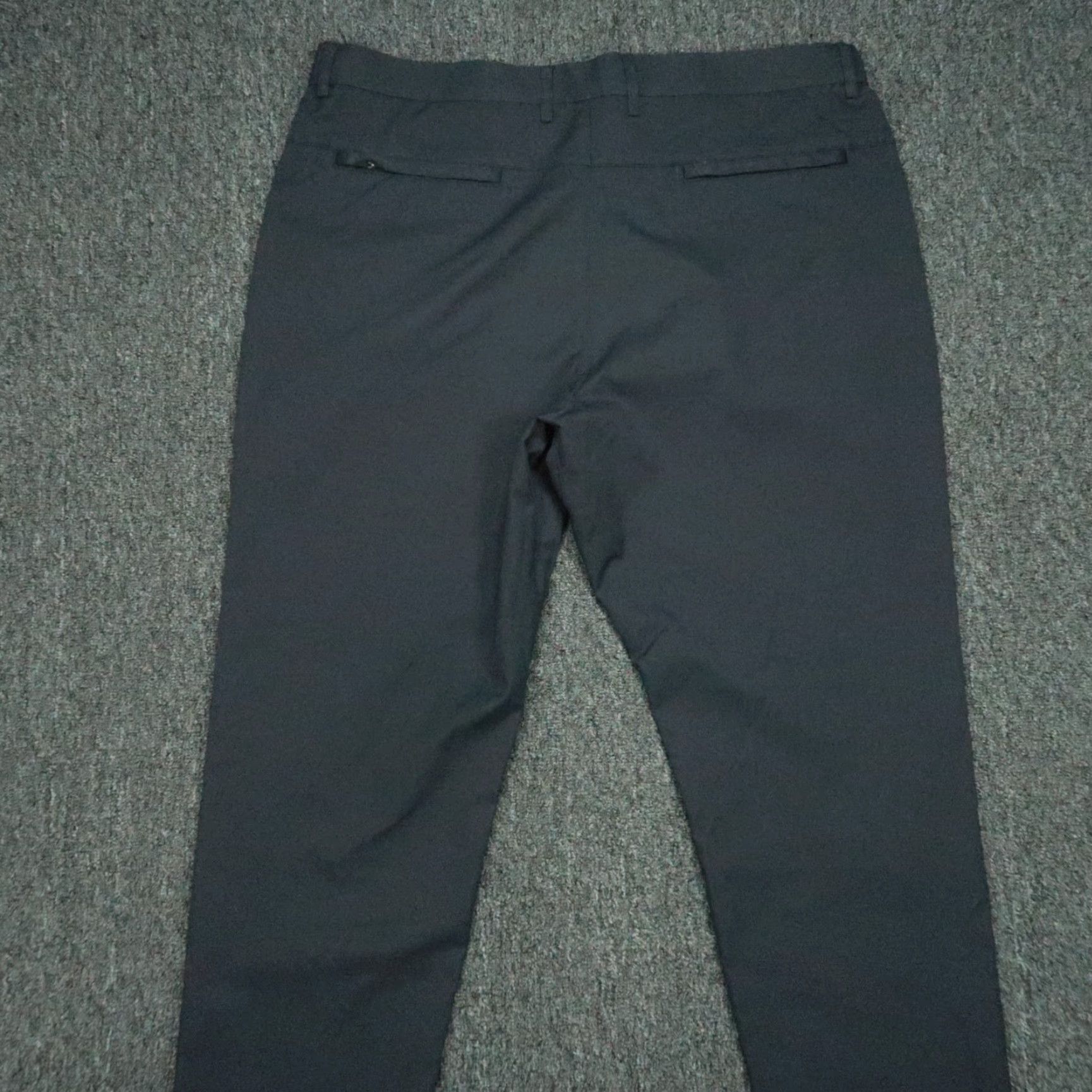 Vintage Jack Archer Pants Mens 38x32 Blue Chino Flat Front Regular Breathable Lightweight Pockets Travel Workwear Business Casual Size US 38 / EU 54 - 4 Thumbnail