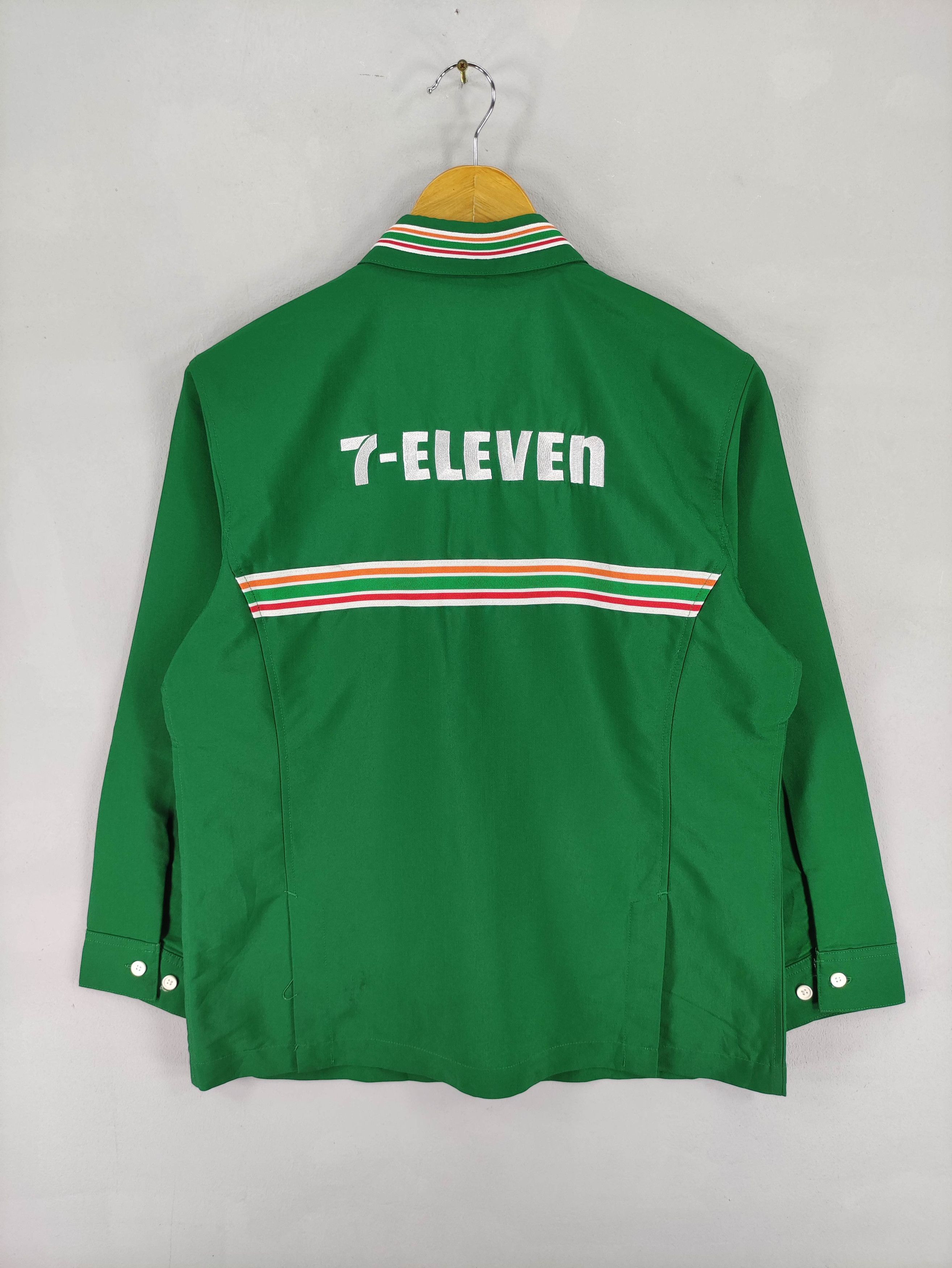Japanese Brand Vintage 7 Eleven Y2K Uniform Zipper WorkWear Size US M / EU 48-50 / 2 - 9 Thumbnail