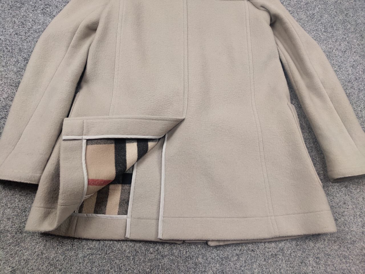 Burberry Burberry Brit Wool Camel Duffle Coat Jacket Nova Check Size S / US 4 / IT 40 - 15 Thumbnail