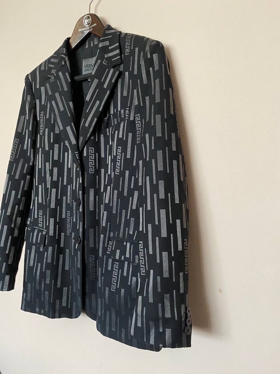 Versace Jeans Couture Rare Versace Jeans Couture vintage in black and silver Size L / US 10 / IT 46 - 4 Thumbnail