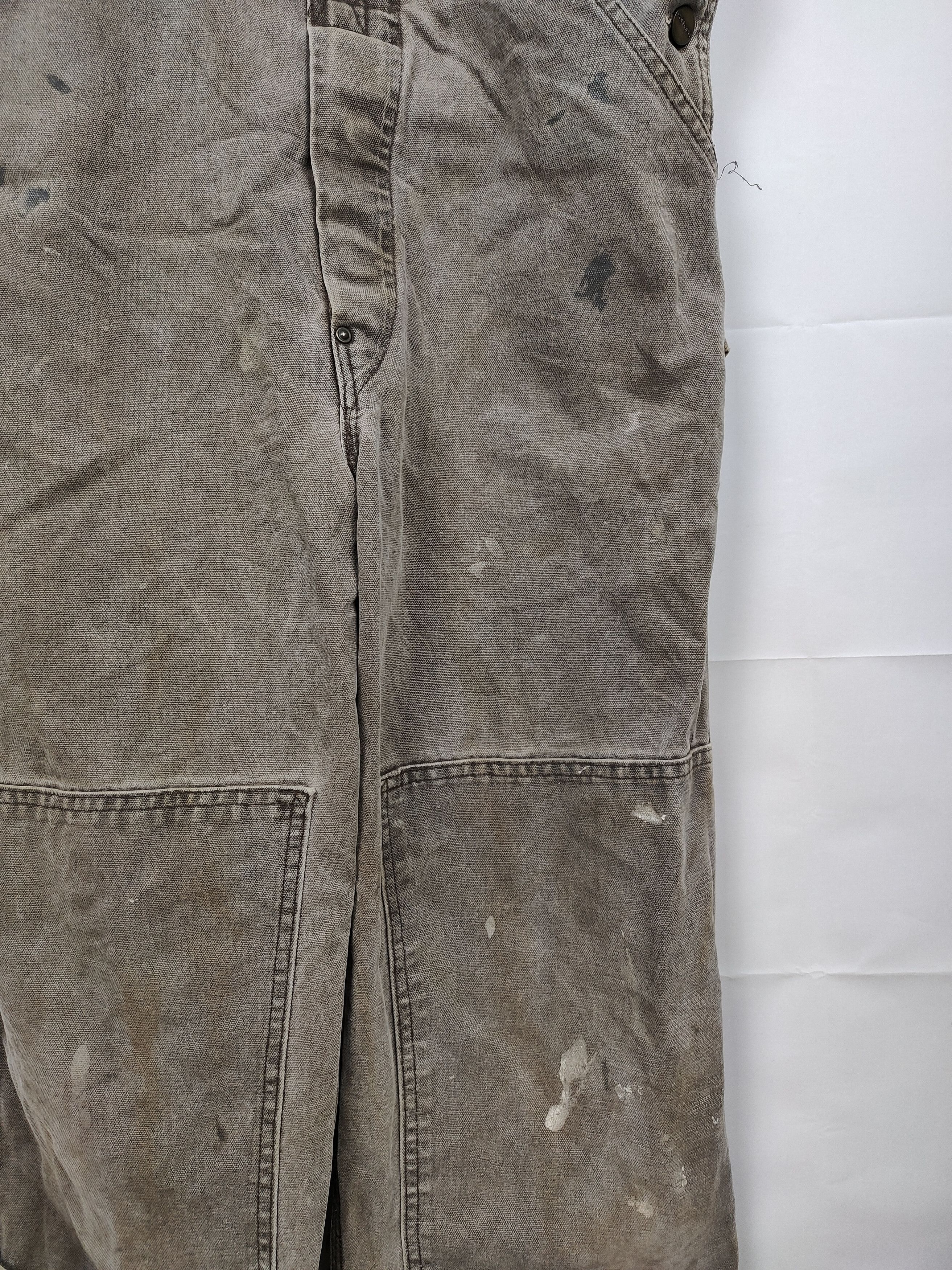 Carhartt × Vintage Vintage 90s Carhartt Duck Canvas Workwear Overall Size US 34 / EU 50 - 4 Thumbnail