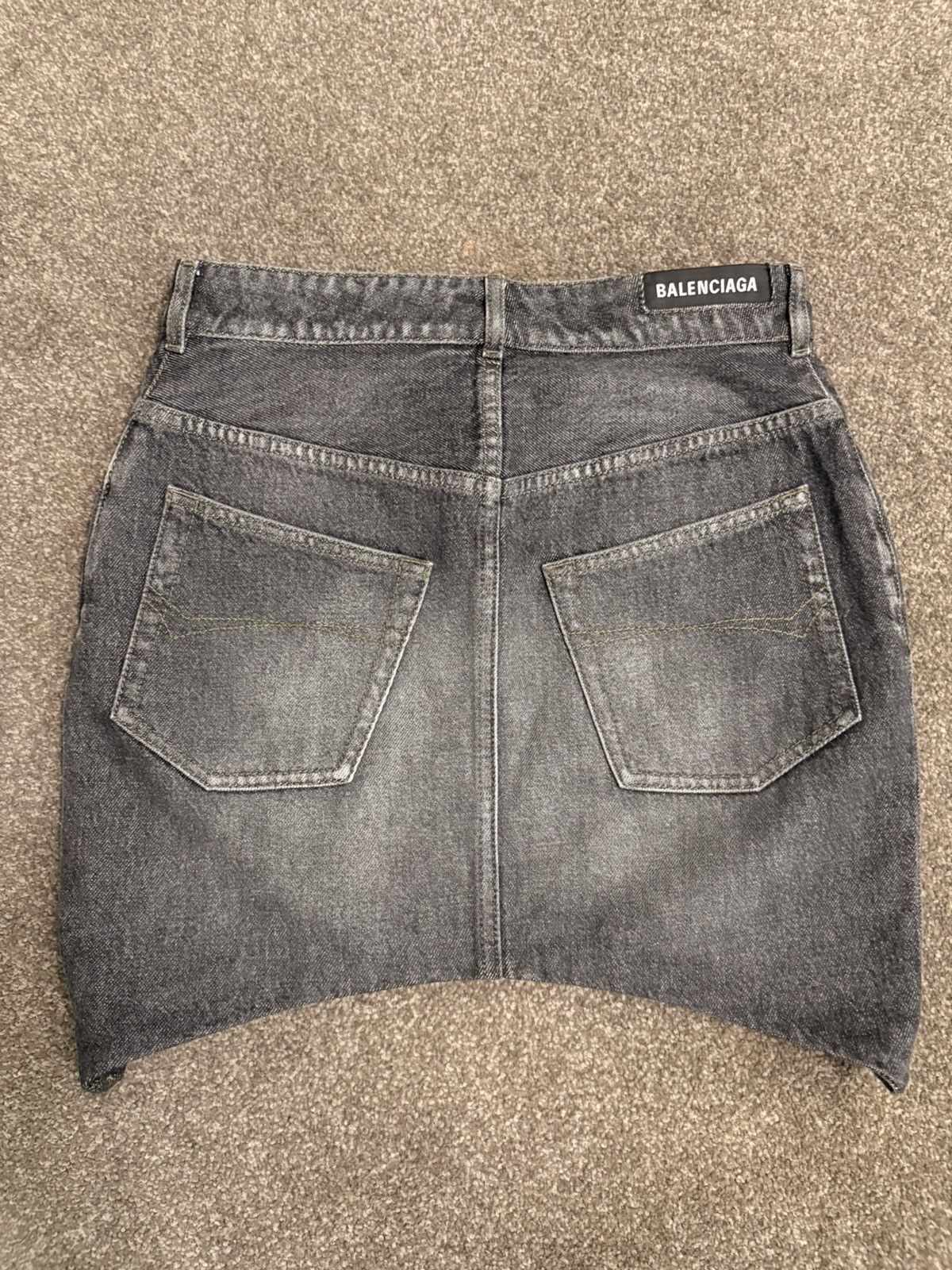 Balenciaga Balenciaga Hourglass Mini Skirt Size 27" / US 4 / IT 40 - 4 Thumbnail