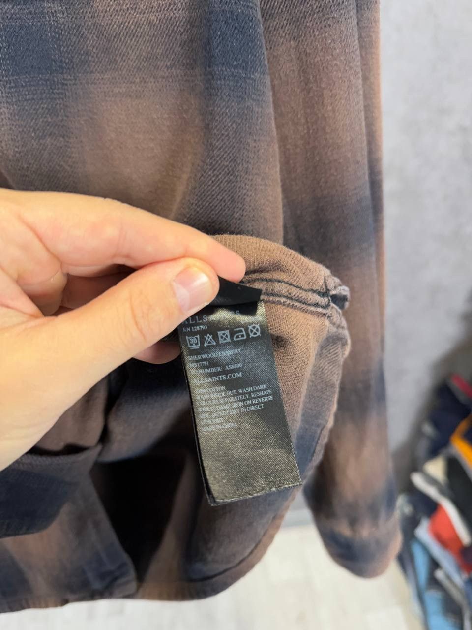 Allsaints Allsaints designer flannel shirt Size US L / EU 52-54 / 3 - 5 Thumbnail