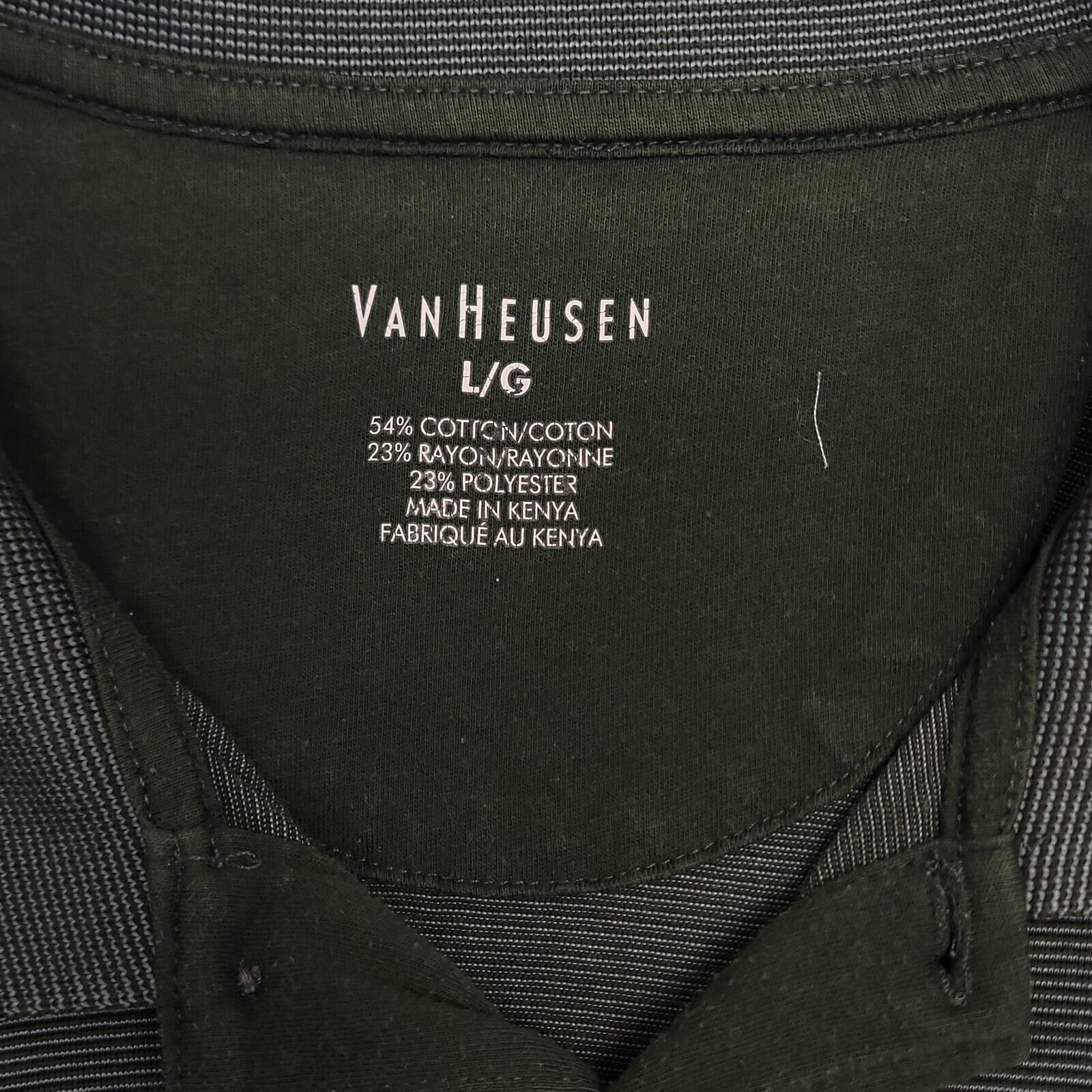 Van Heusen Van Heusen Polo Shirt Adult Mens Size Large L Green Size US L / EU 52-54 / 3 - 3 Thumbnail