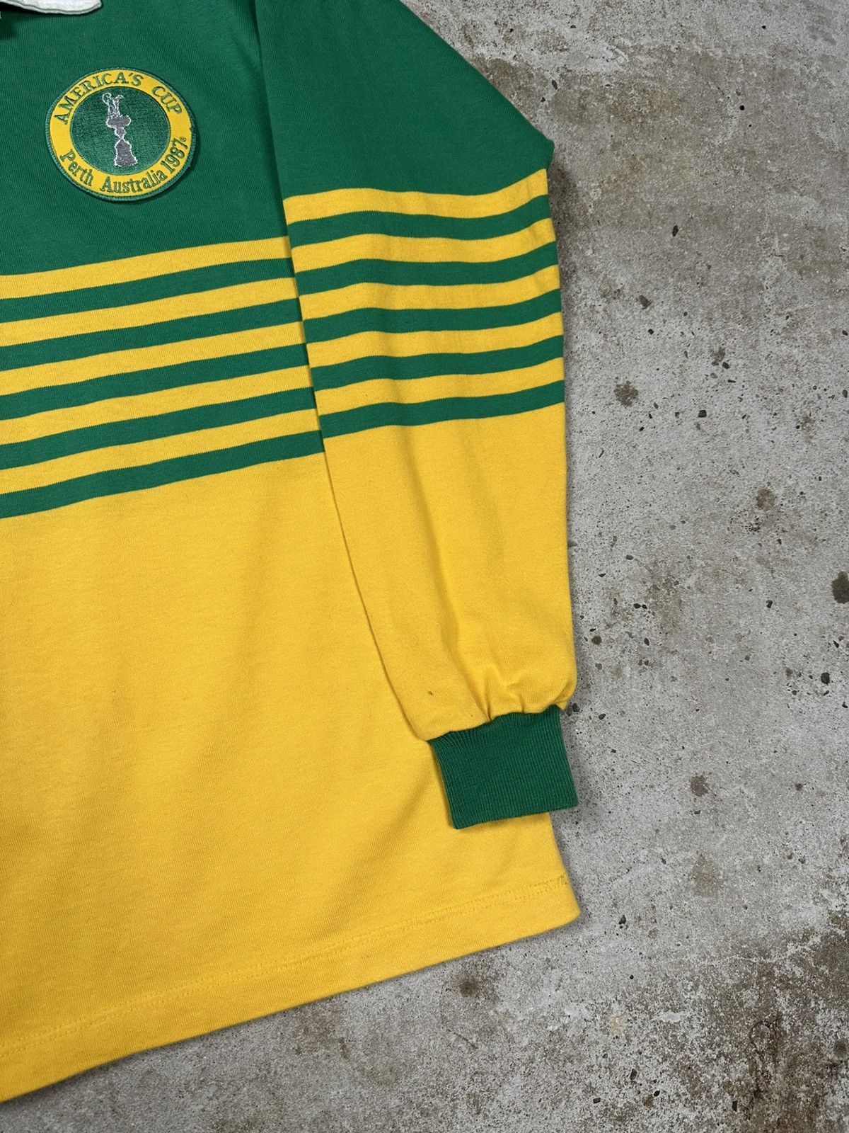 Vintage Vintage 1987 Peerless Perth Australia Polo Rugby Long Tee Size US M / EU 48-50 / 2 - 4 Thumbnail