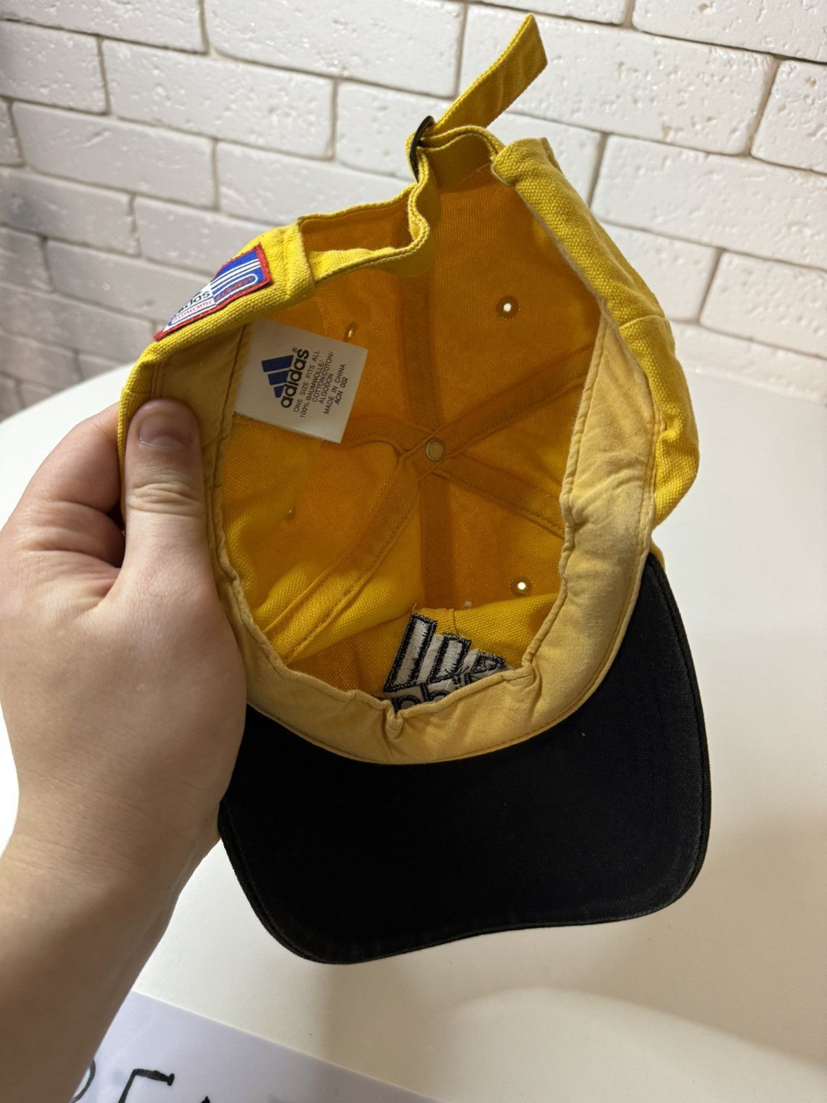 Vintage Adidas vintage cap hat Size ONE SIZE - 5 Thumbnail