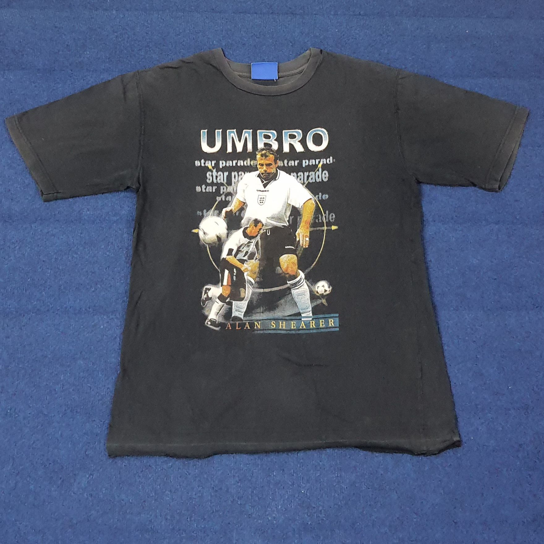 Umbro Vintage Umbro England Alan Shearer Soccer Tshirt C259N64 Size US L / EU 52-54 / 3 - 1 Thumbnail