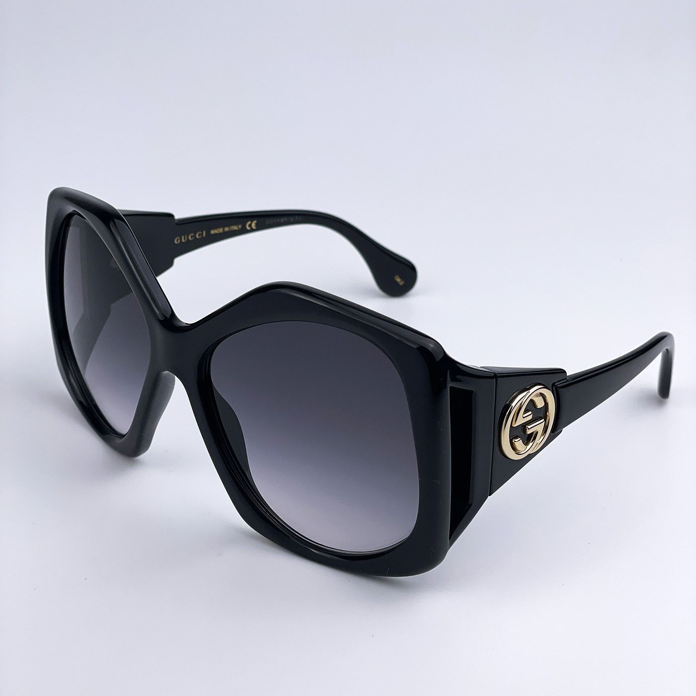 Gucci NEW Gucci GG0875S 001 Women Rectangle Oversized Sunglasses Size ONE SIZE - 1 Thumbnail