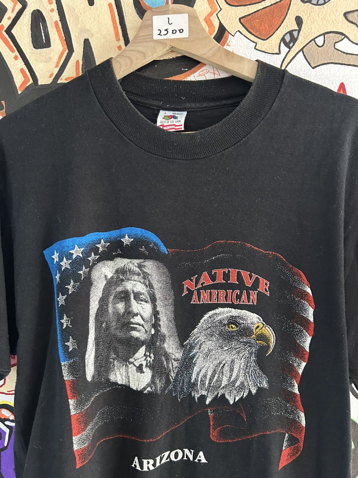 Vintage 90s Native America Tee Size US L / EU 52-54 / 3 - 2 Thumbnail