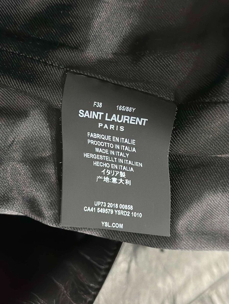 Saint Laurent Paris Saint Laurent Paris Hand-embroidered leather show embossed Size XS / US 0-2 / IT 36-38 - 5 Thumbnail