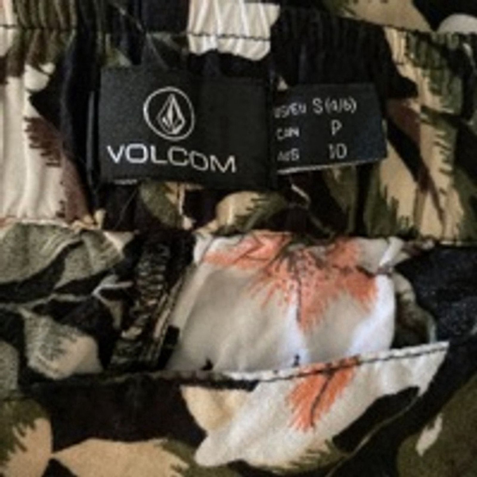 Volcom Vacationcore Retro Tropical Floral Wide-Leg Pants Volcom S Size 25" / US 0 / IT 36 - 3 Thumbnail