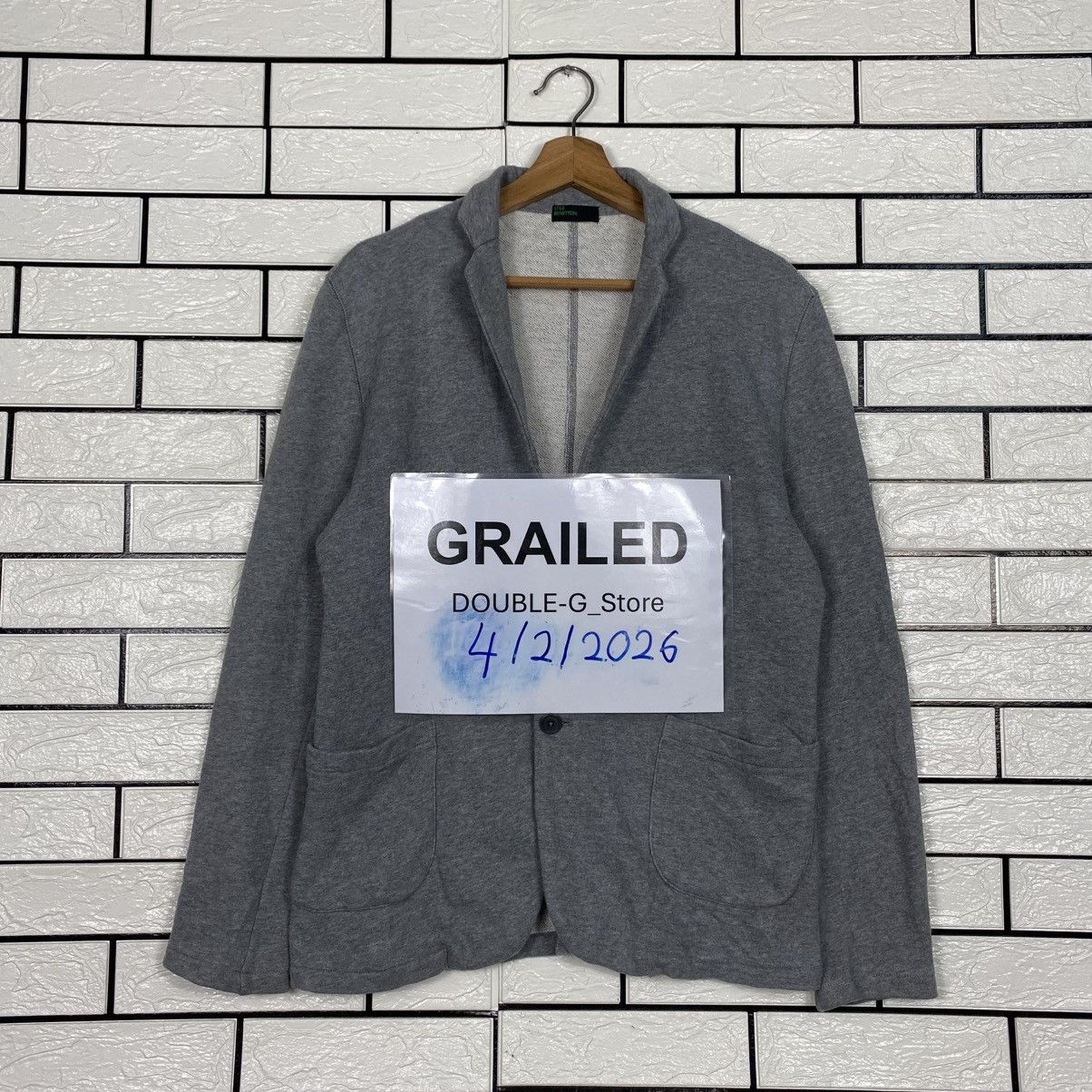 Japanese Brand 📌Stile Benetton Cardigan Button Jacket Issey Miyake Size US M / EU 48-50 / 2 - 1 Thumbnail