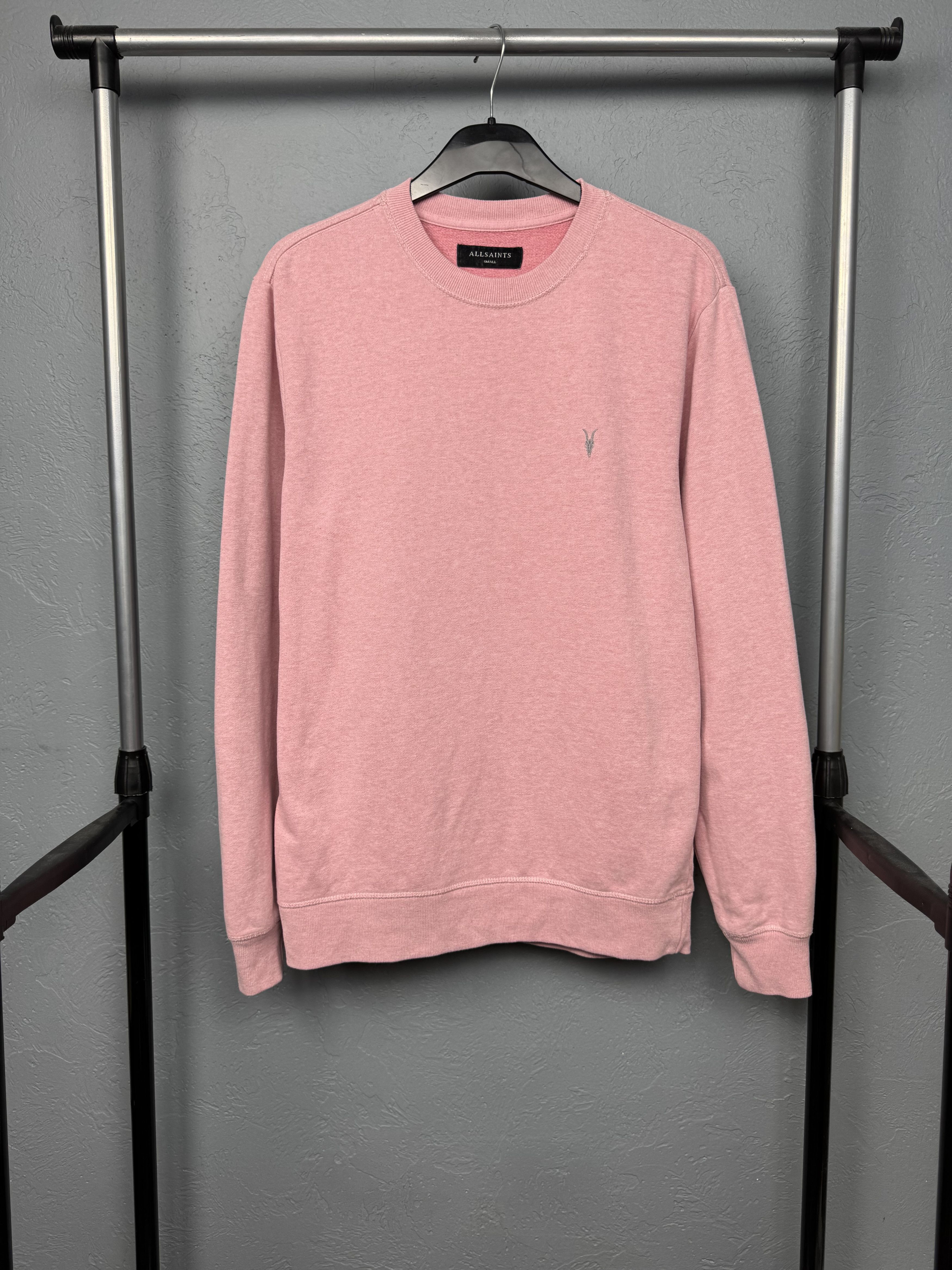 Allsaints Vintage Mens Raven Crew Neck Sweatshirt