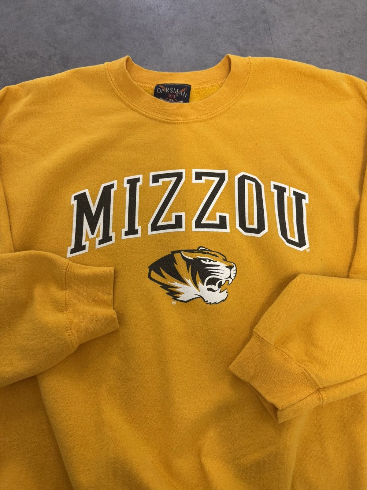 NCAA Mizzou Tigers Vintage Sweatshirt Y2K 2000s Yellow NCAA L Size US L / EU 52-54 / 3 - 2 Thumbnail