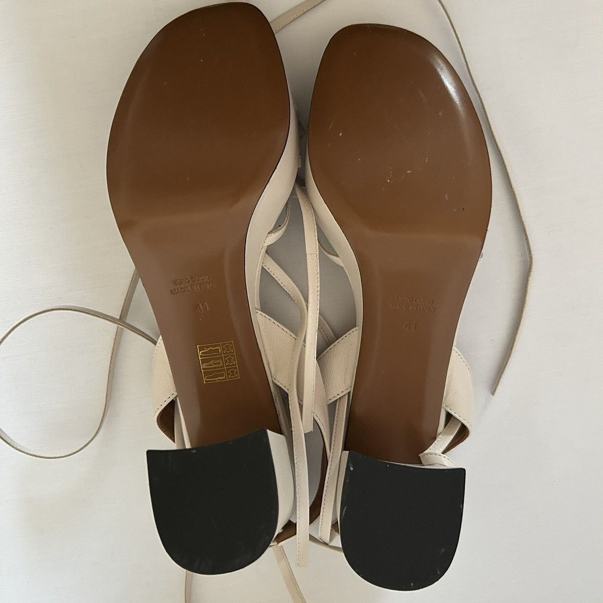 ATP Atelier ATP Atelier Leather Platform Sandals Size 8 Size US 10.5 / IT 40.5 - 3 Thumbnail