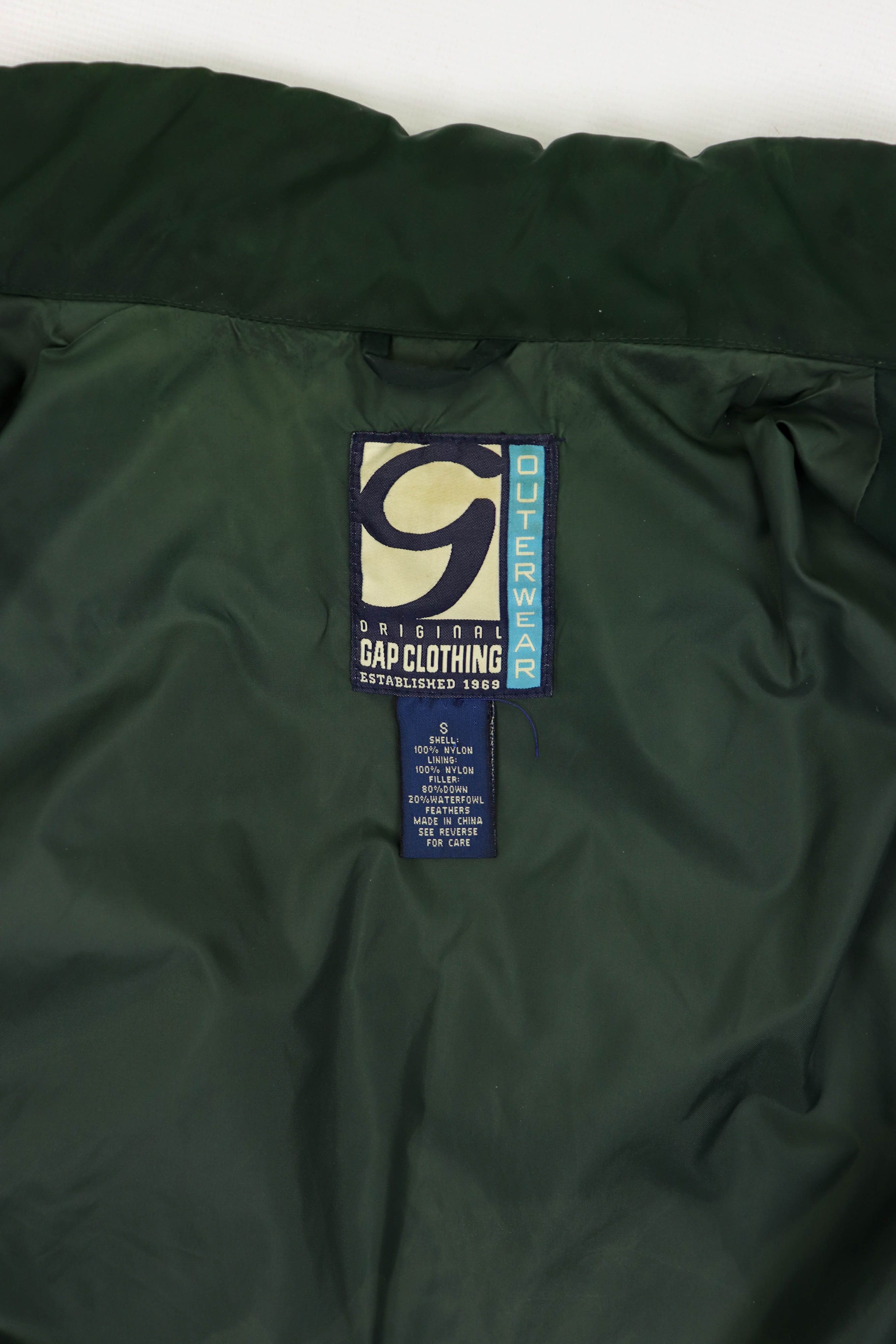 Gap Gap Vintage Green Nylon 3D Panels Quilted Puffer Down Jacket Size US M / EU 48-50 / 2 - 17 Thumbnail