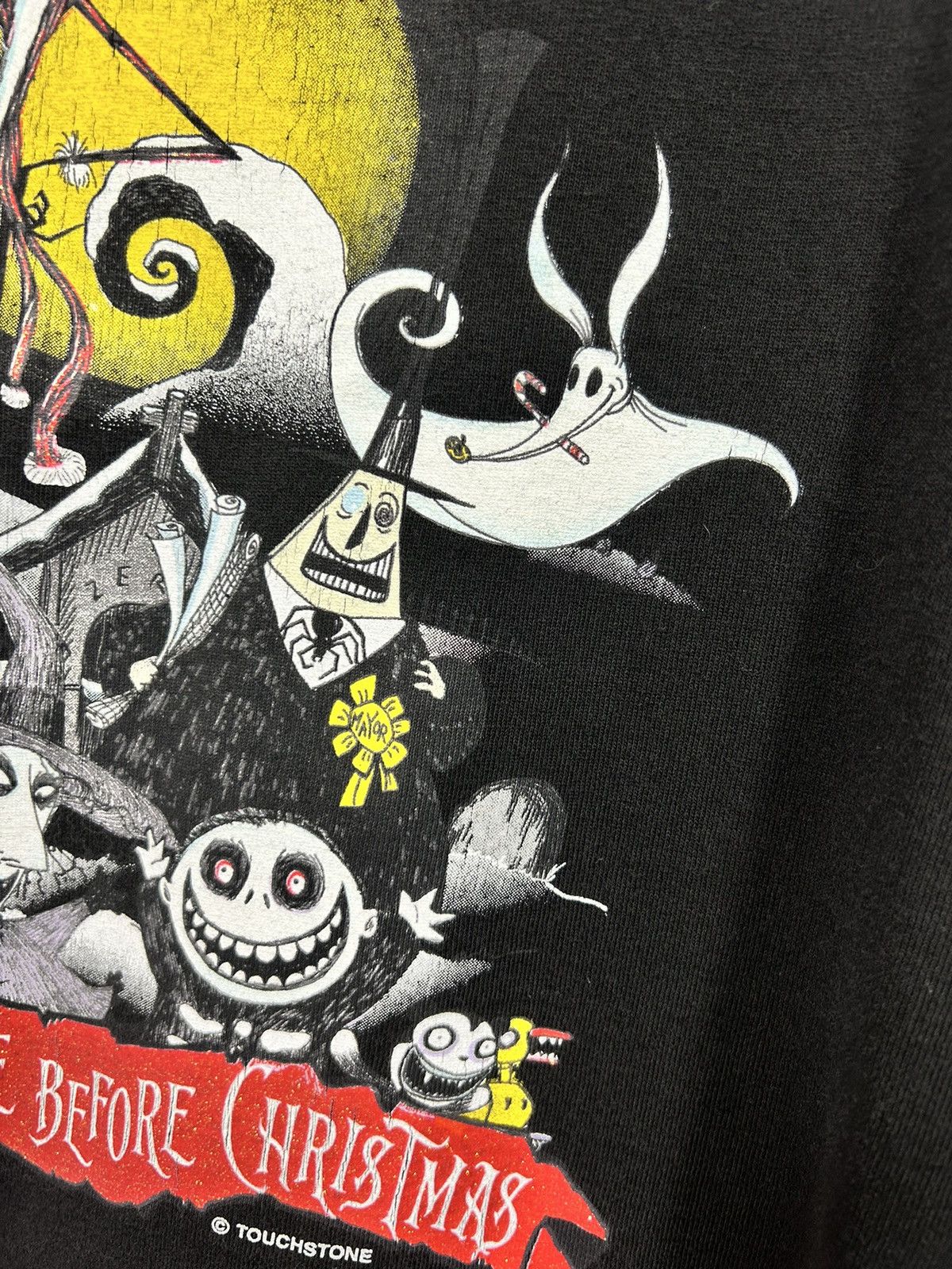 Disney TIM BURTON “THE NIGHTMARE BEFORE CHRISTMAS”VINTAGE SHIRT Size US XL / EU 56 / 4 - 4 Thumbnail