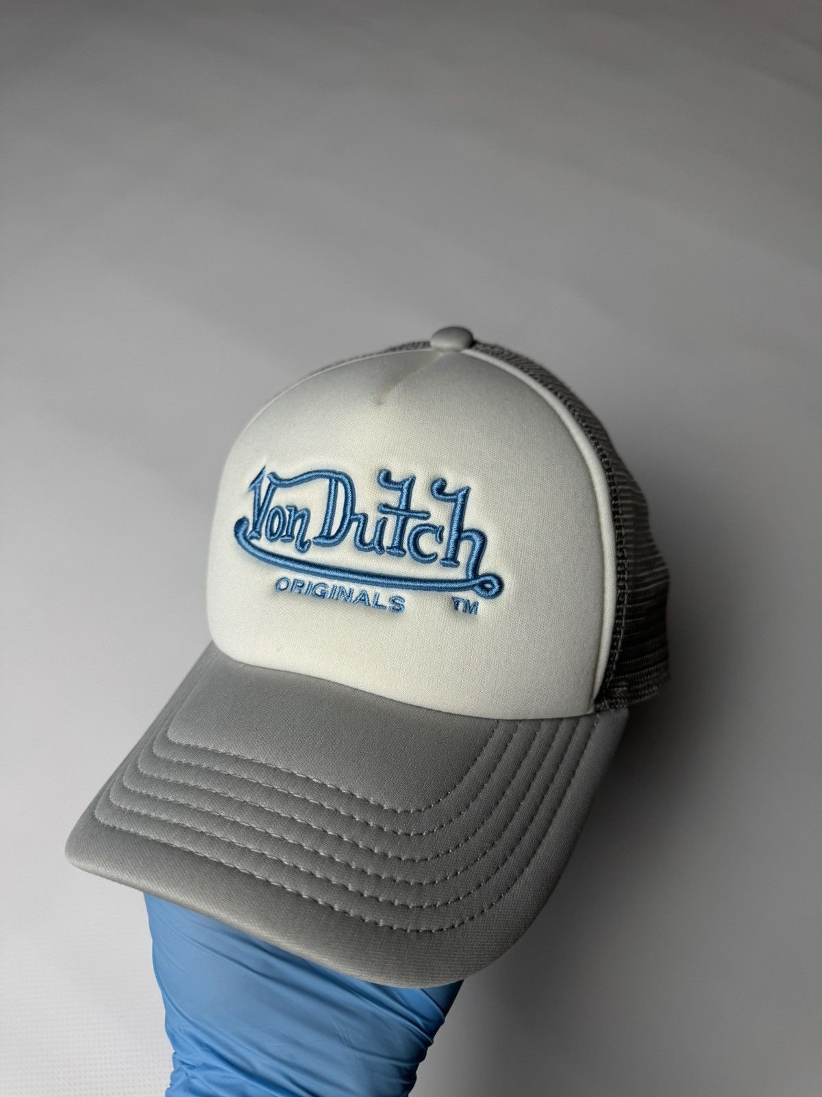 Von Dutch Von Dutch Vintage Trucker Hat – Black/White Mesh Size ONE SIZE - 7 Thumbnail