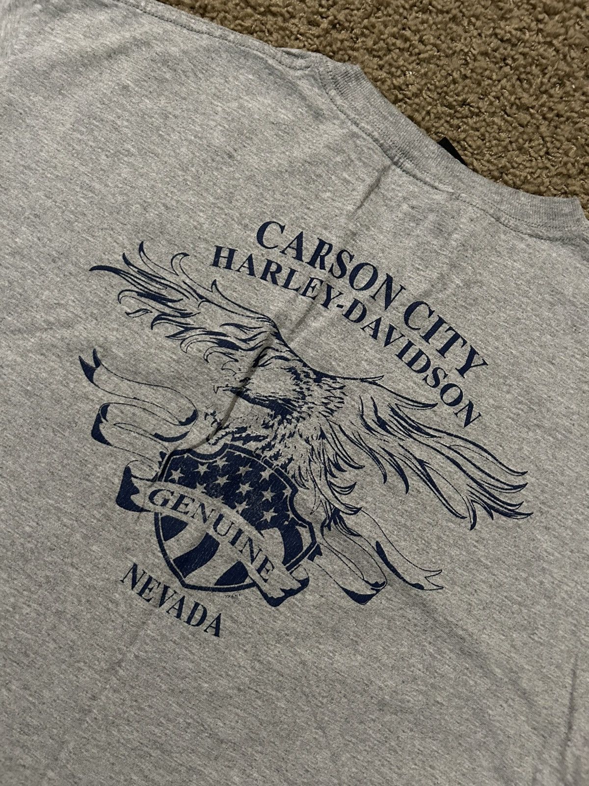 Vintage Vintage Harley Davidson Graphic Tee Size US XL / EU 56 / 4 - 6 Thumbnail