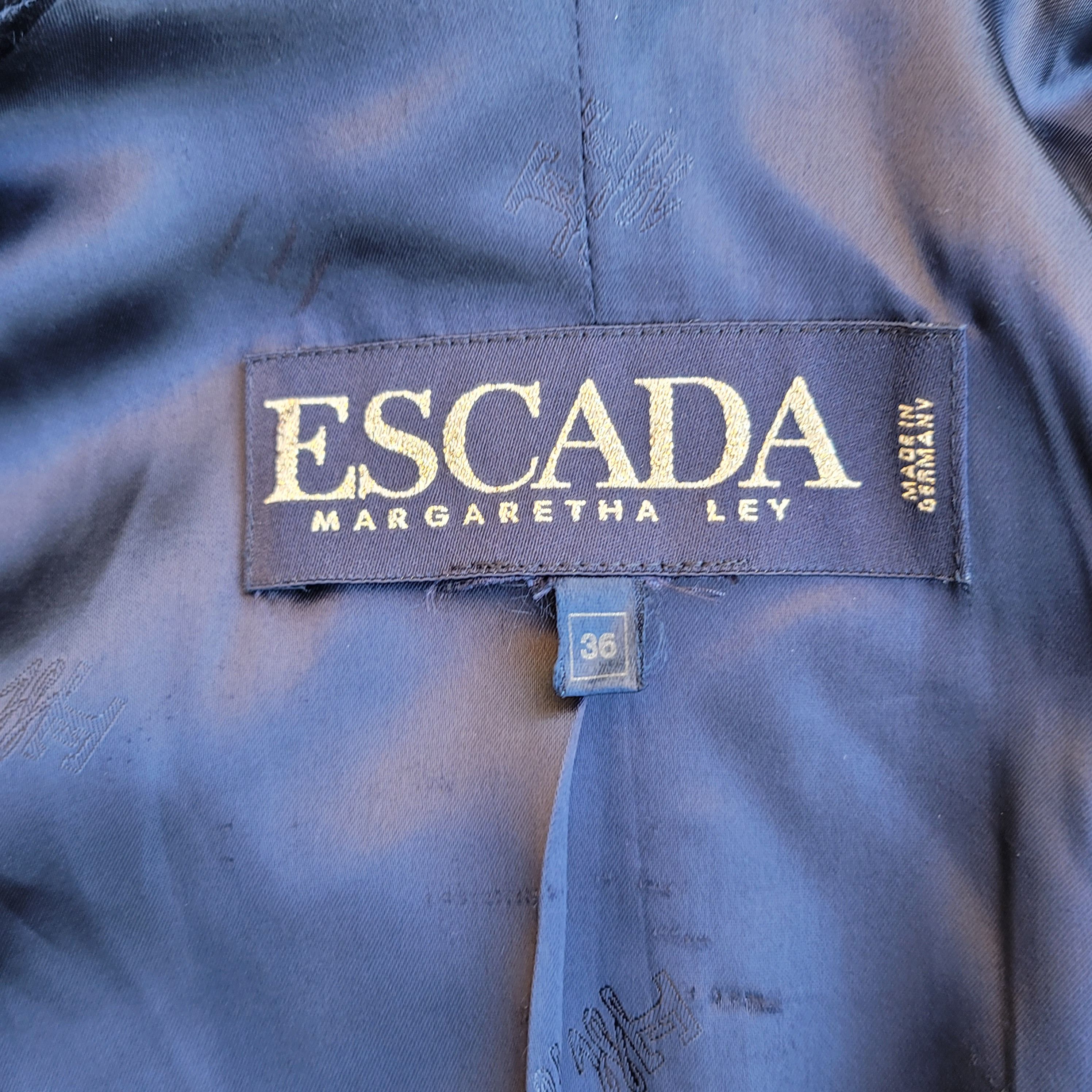 Escada Vintage Escada cashmere blazer Size S / US 4 / IT 40 - 15 Thumbnail